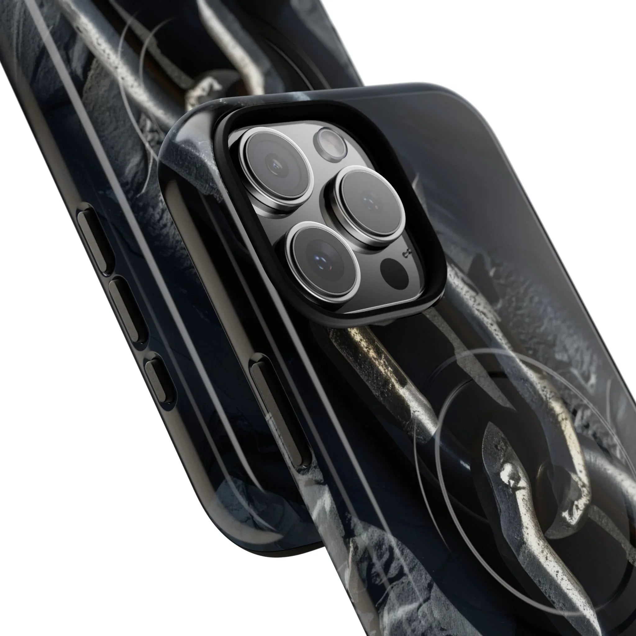 “Iron Chain” Tough Magnetic Phone Case for iPhone 13-17 - KARARMDESIGN