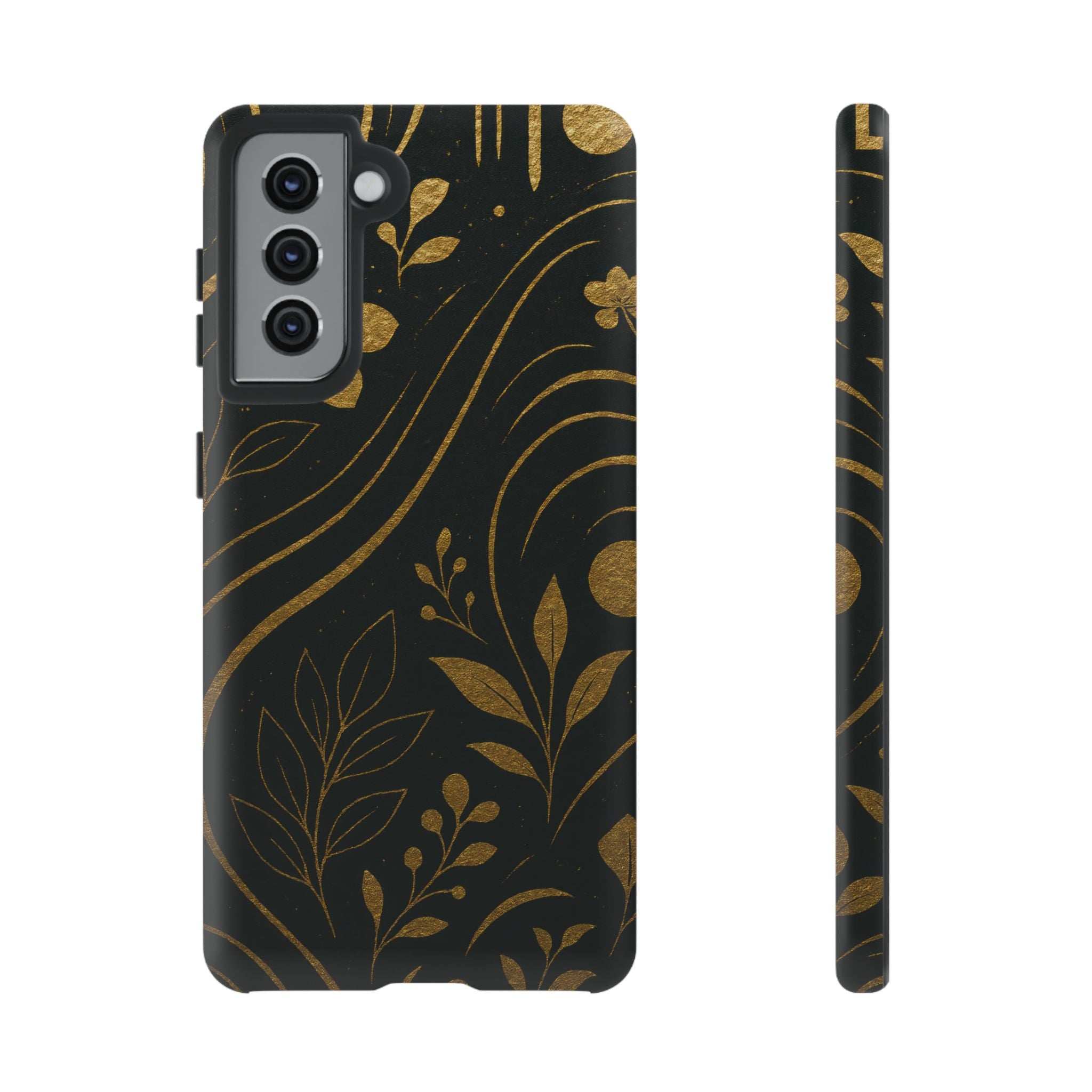Gold Pattern Tough Phone Case for Samsung Galaxy & Google Pixel