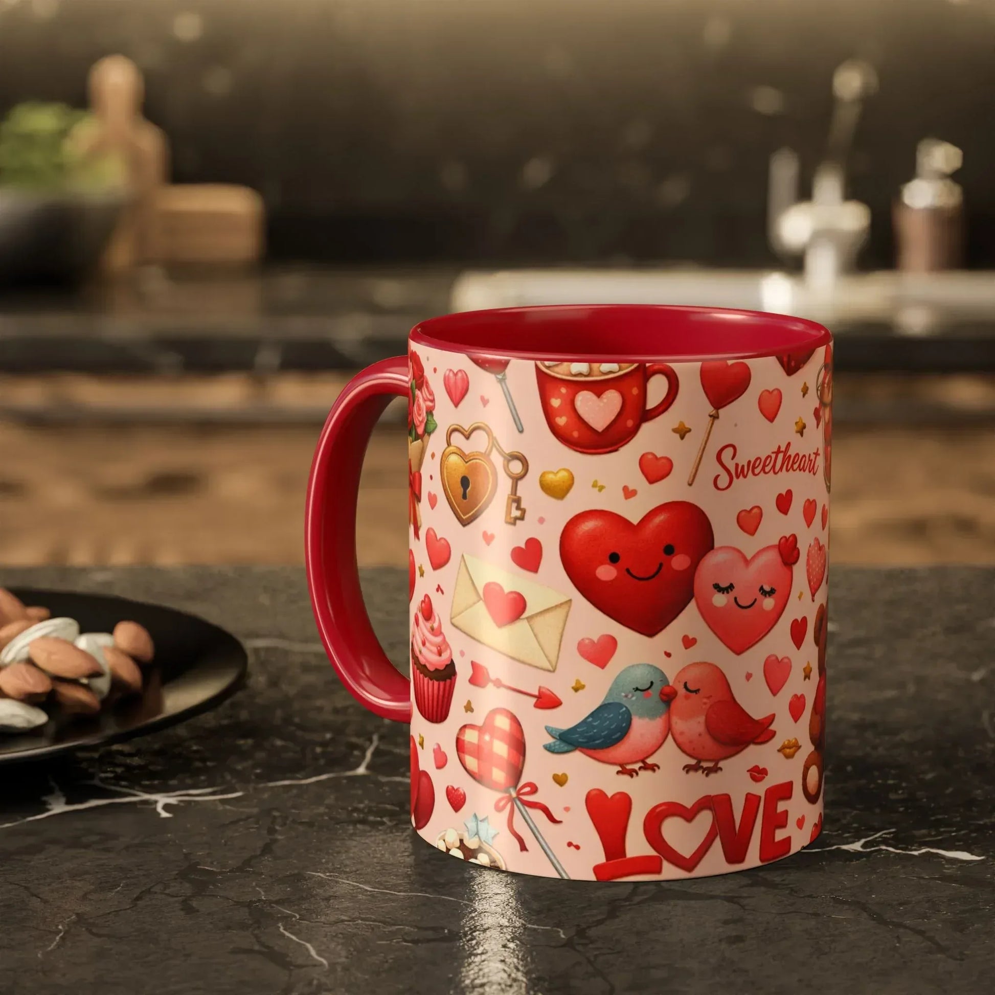 Sweetheart Love Mug - Colorful Mugs (11oz, 15oz) - KARARMDESIGN