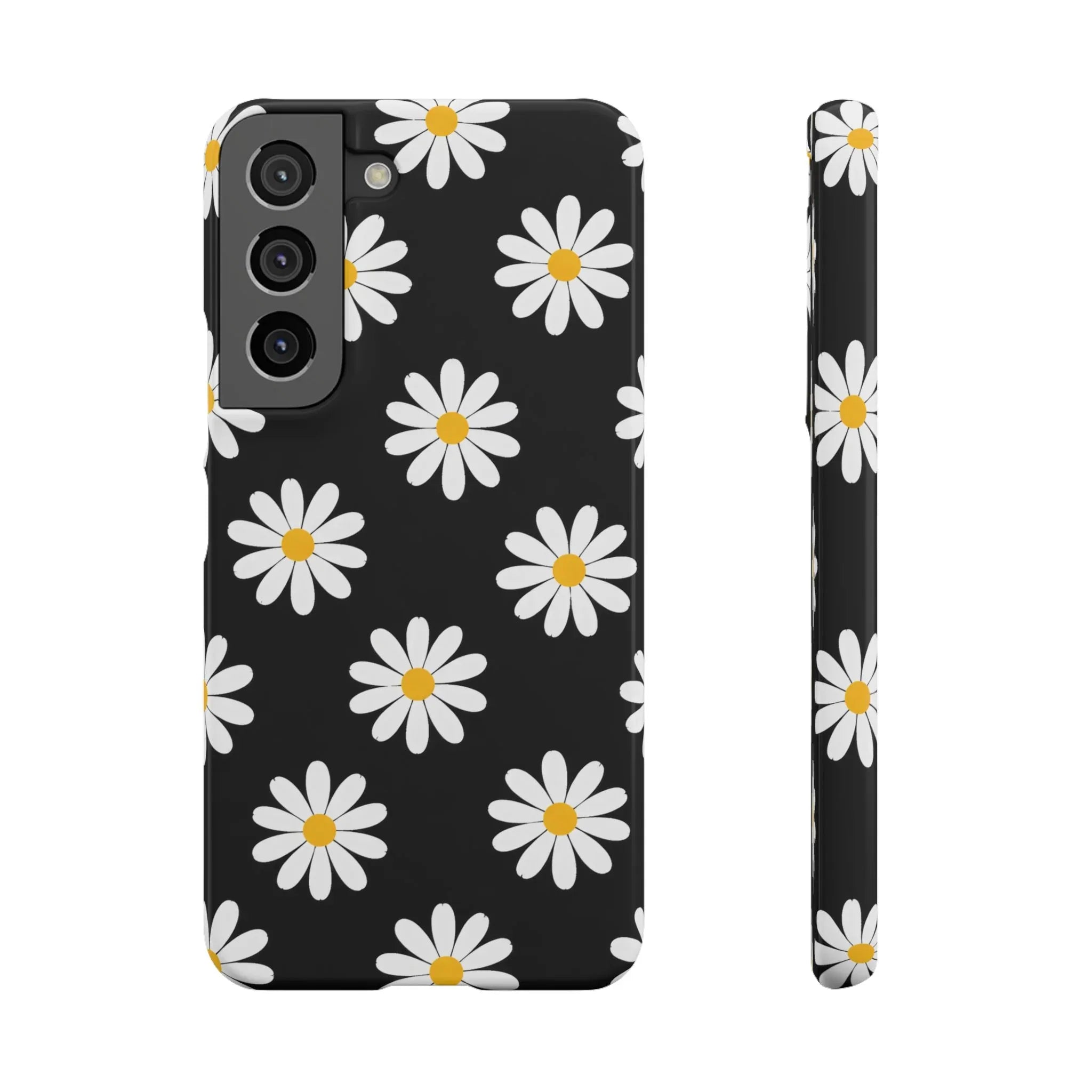 Daisy Charm Phone Case for iPhone 11-17 and Galaxy S20-S25 - KARARMDESIGN