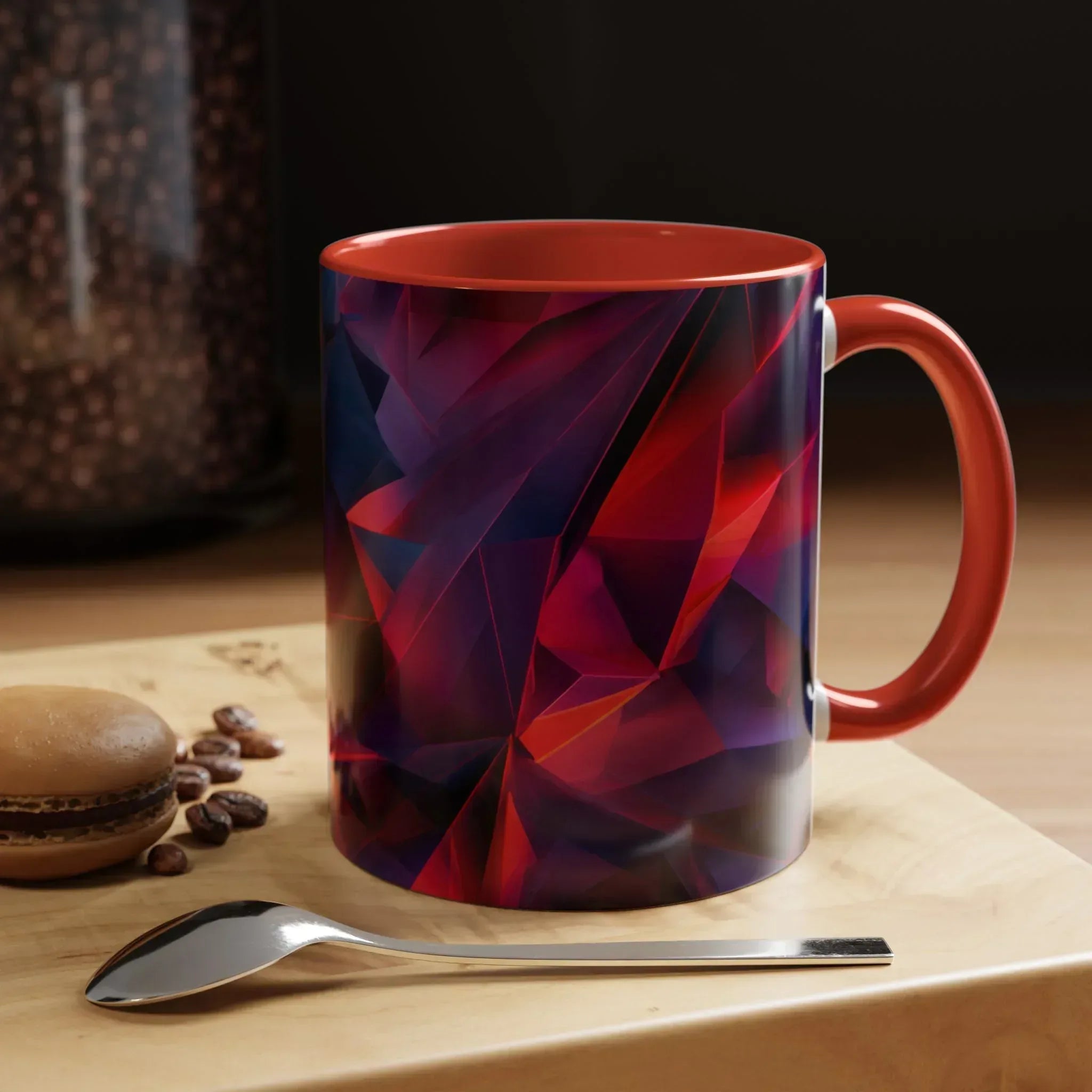 Crystalline Ember Ceramic Mug - Accent Coffee Mug (11, 15oz) - KARARMDESIGN