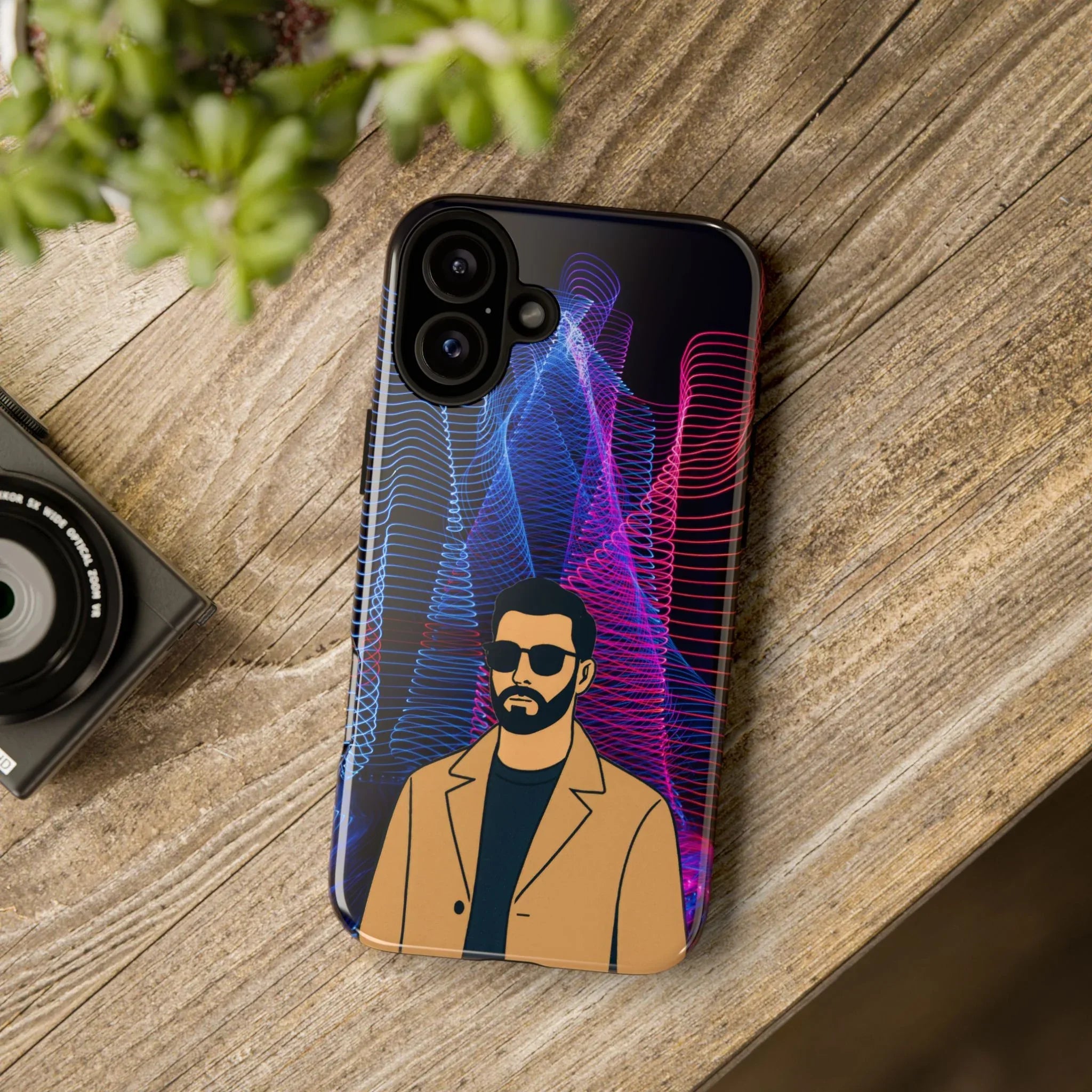 Bearded Style Phone Case for iPhone 11-17 and Galaxy S20-S25 - KARARMDESIGN
