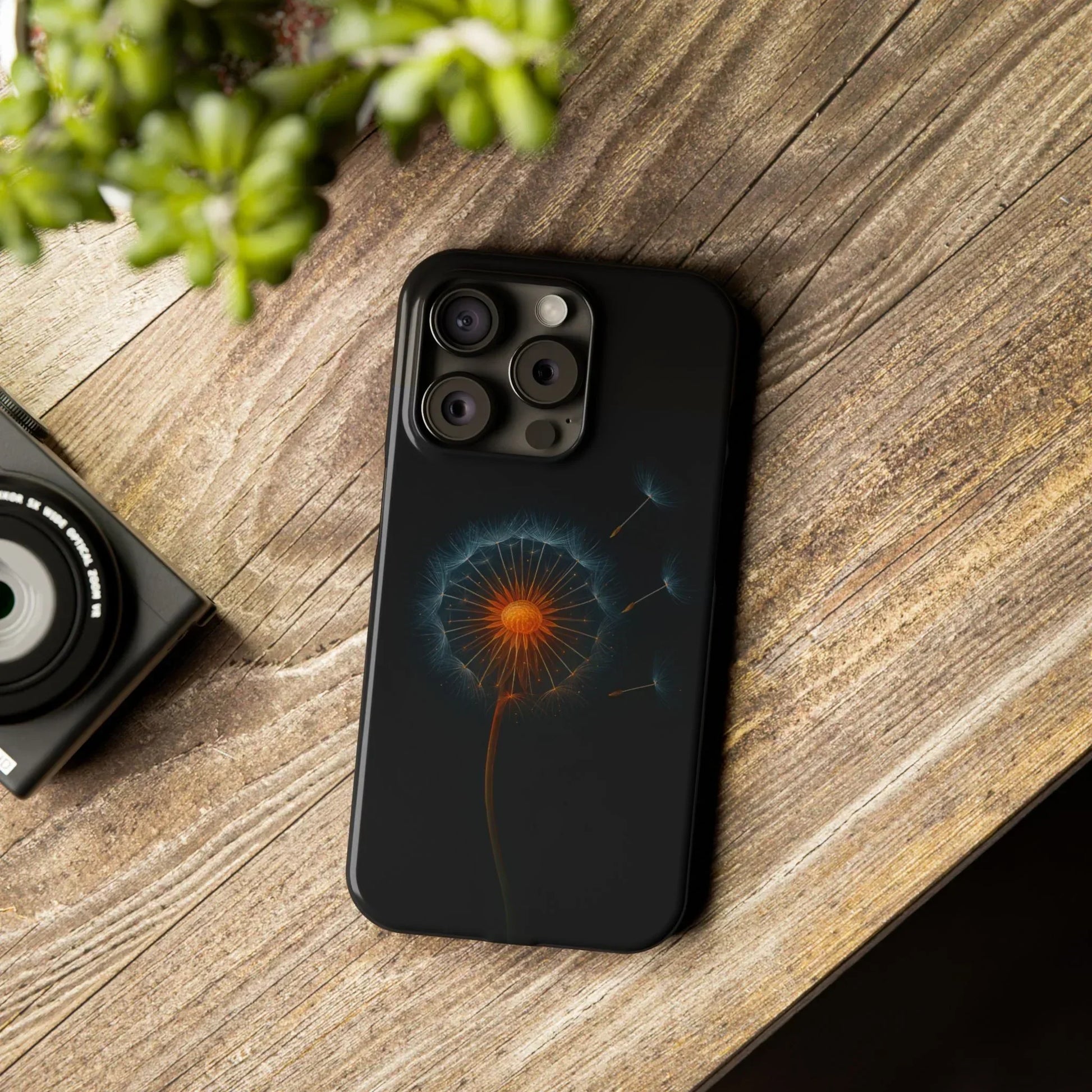 Glowing Dandelion Phone Case for iPhone 7-16 Models - KarArmDesign