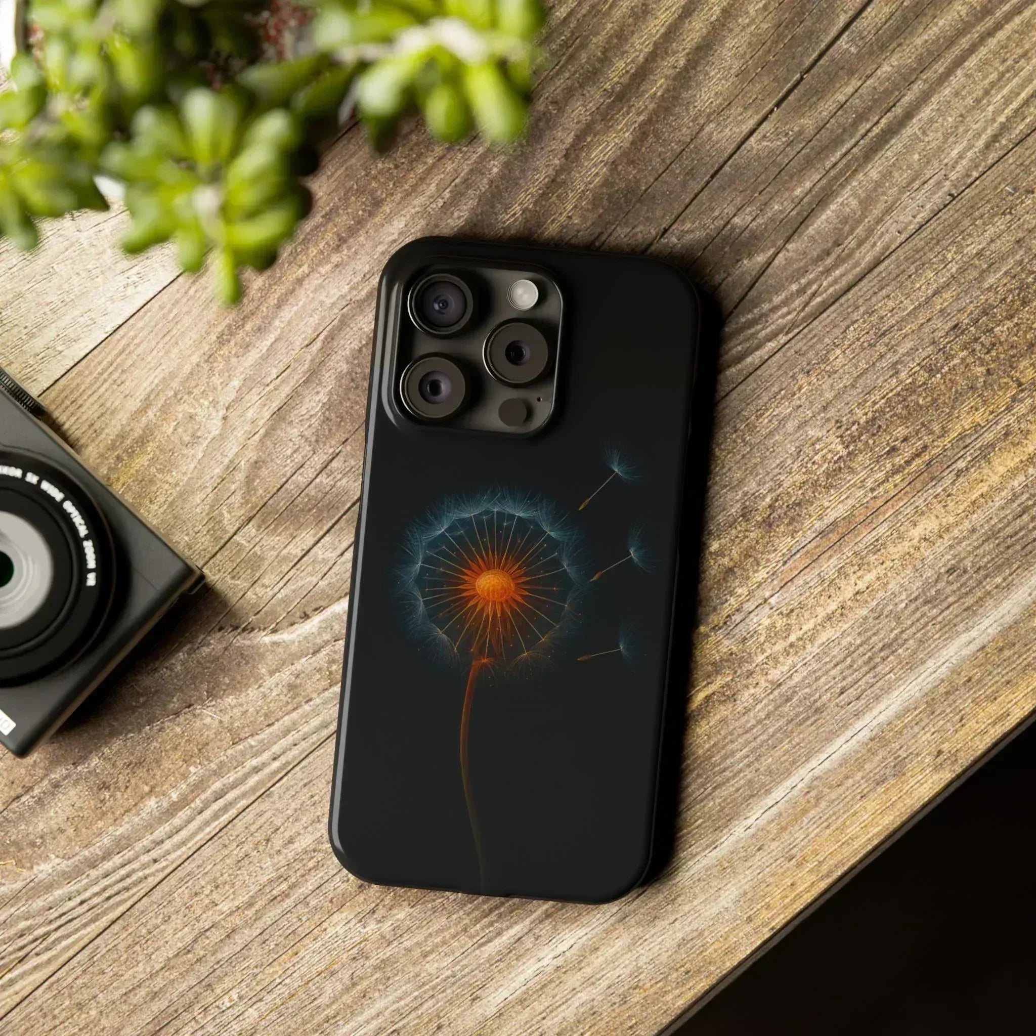 Glowing Dandelion Phone Case for iPhone 11-16 - KARARMDESIGN