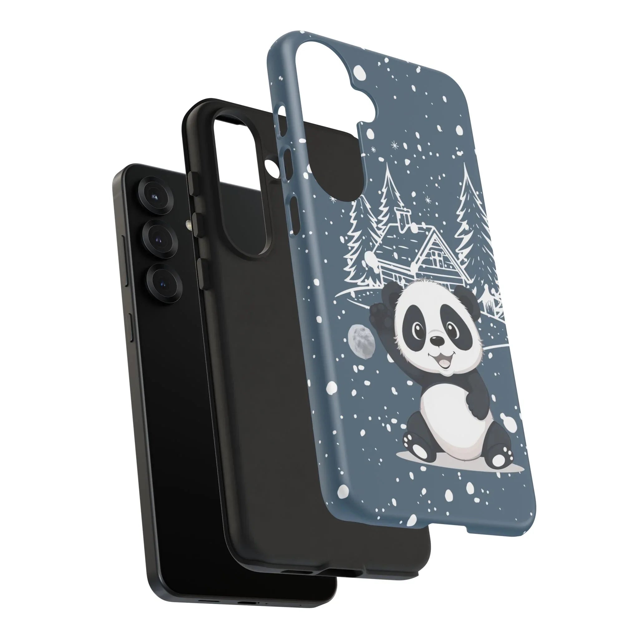 Cute Panda Phone Case for Samsung Galaxy and Google Pixel - KARARMDESIGN