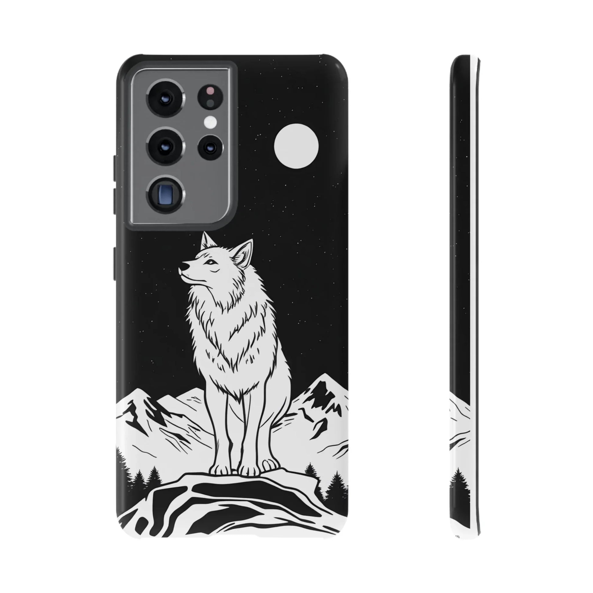 Majestic Wolf Phone Case for iPhone and Galaxy - KARARMDESIGN
