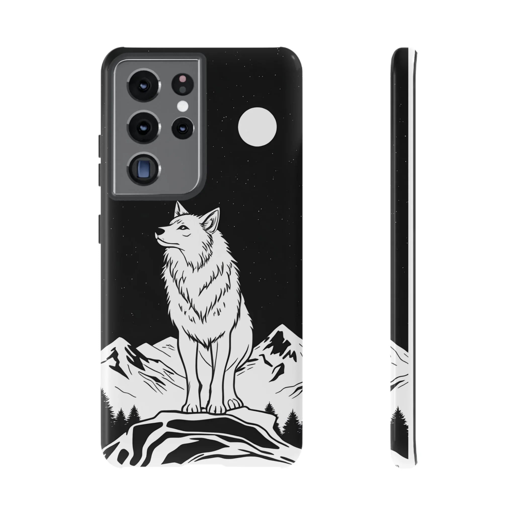Majestic Wolf Phone Case for iPhone and Galaxy - KARARMDESIGN