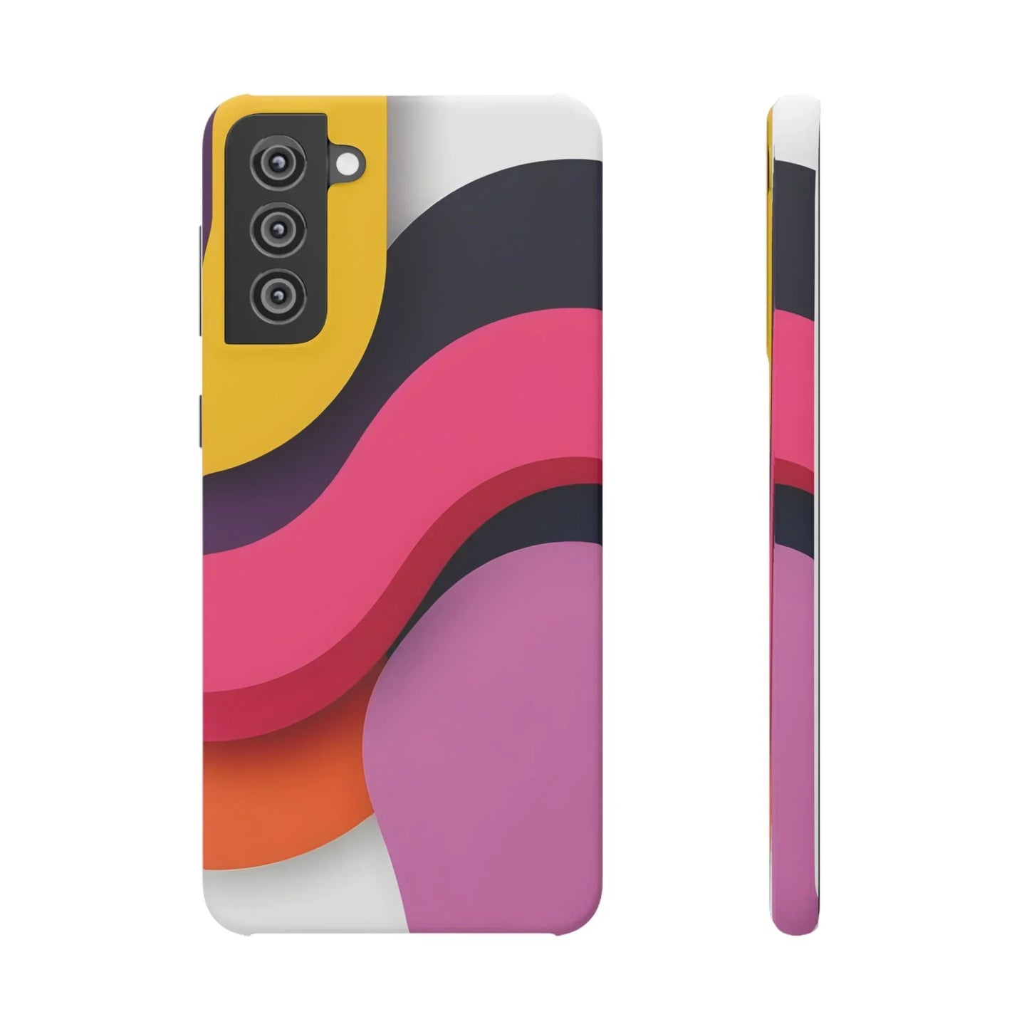 Abstract Phone Case for iPhone 7-16 and Samsung Galaxy S10-S25 Models - KarArmDesign