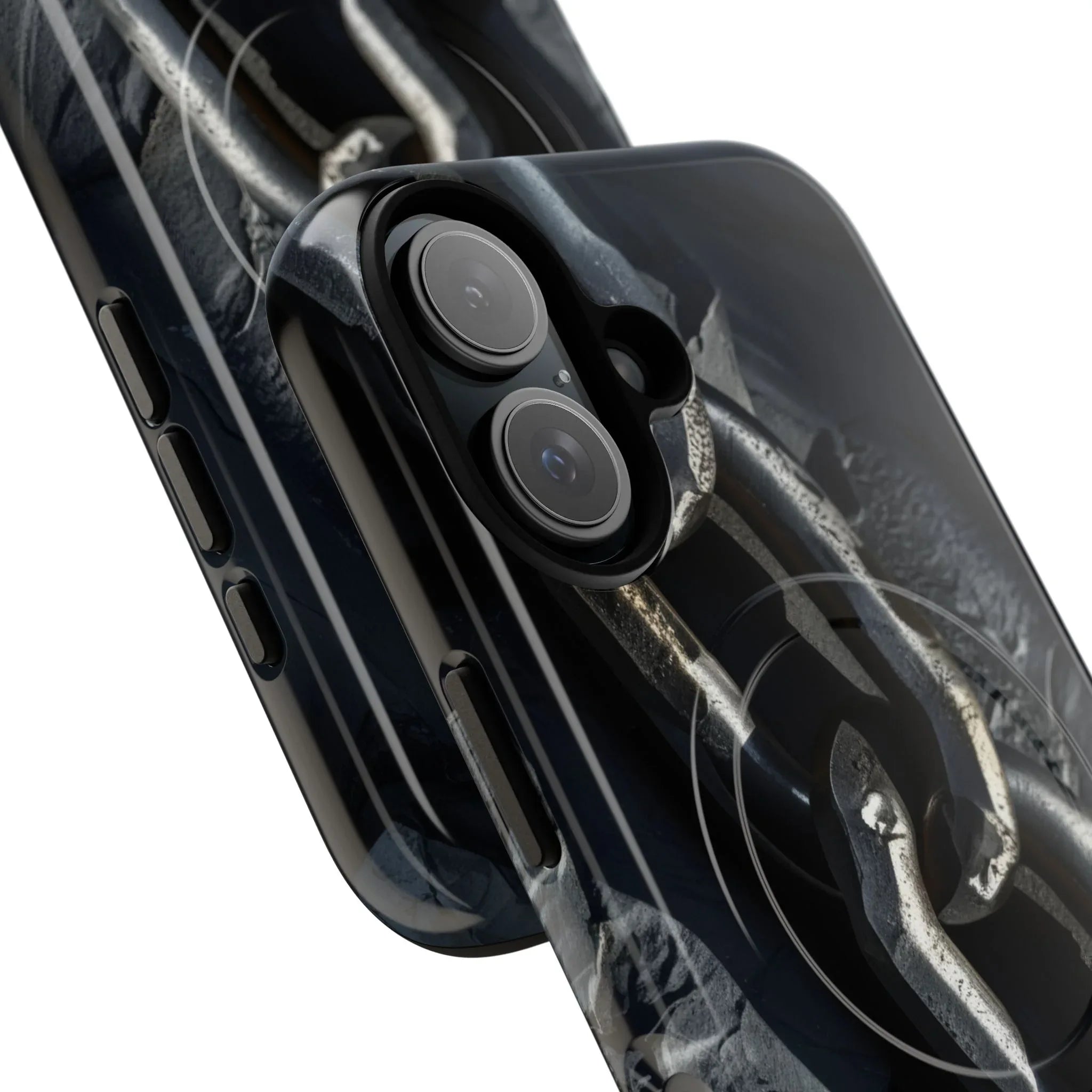 “Iron Chain” Tough Magnetic Phone Case for iPhone 13-17 - KARARMDESIGN
