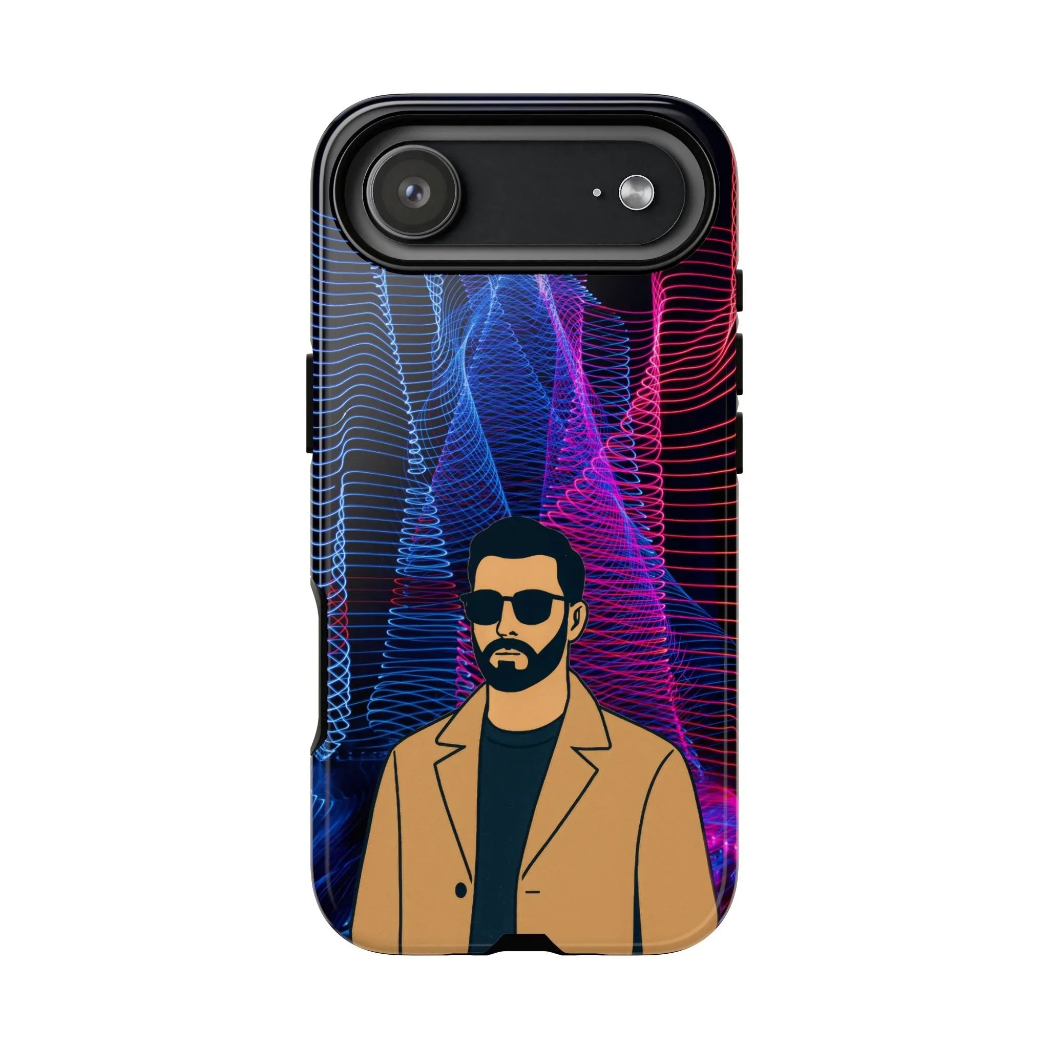 Bearded Style Phone Case for iPhone 11-17 and Galaxy S20-S25 - KARARMDESIGN