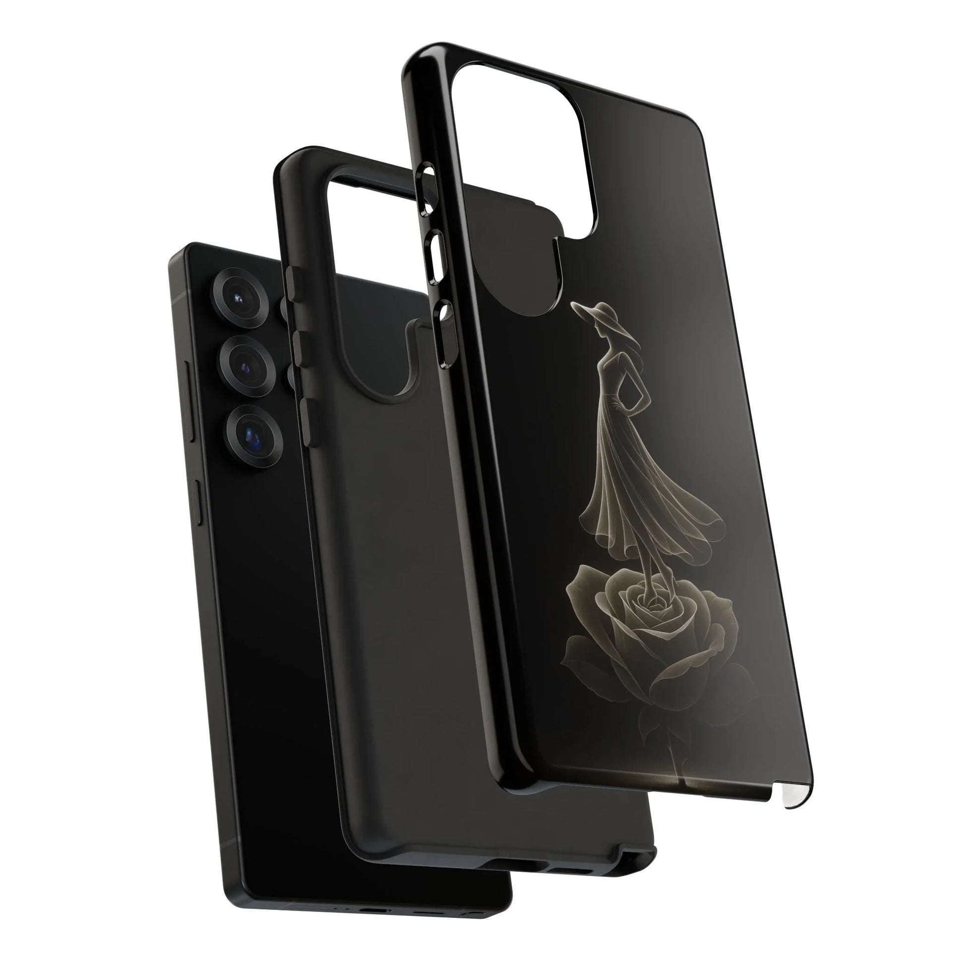 Elegant Woman Phone Case for iPhone 12-17 and Galaxy S20-S25 - KARARMDESIGN