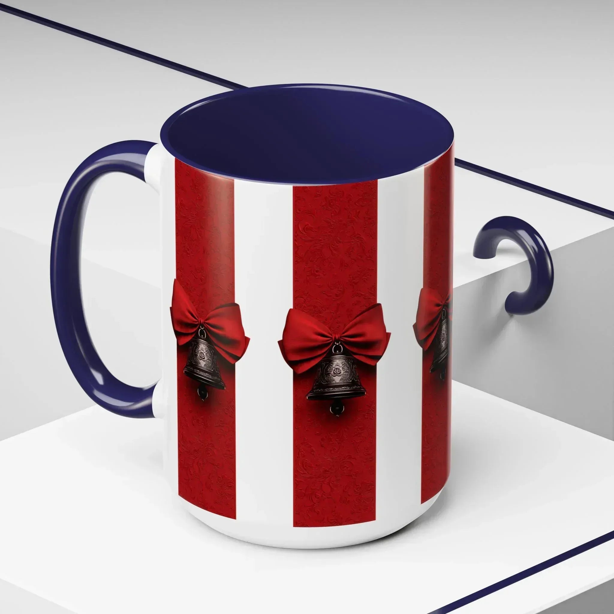 Holiday Bells Mug - Accent Coffee Mug (11, 15oz) - KARARMDESIGN