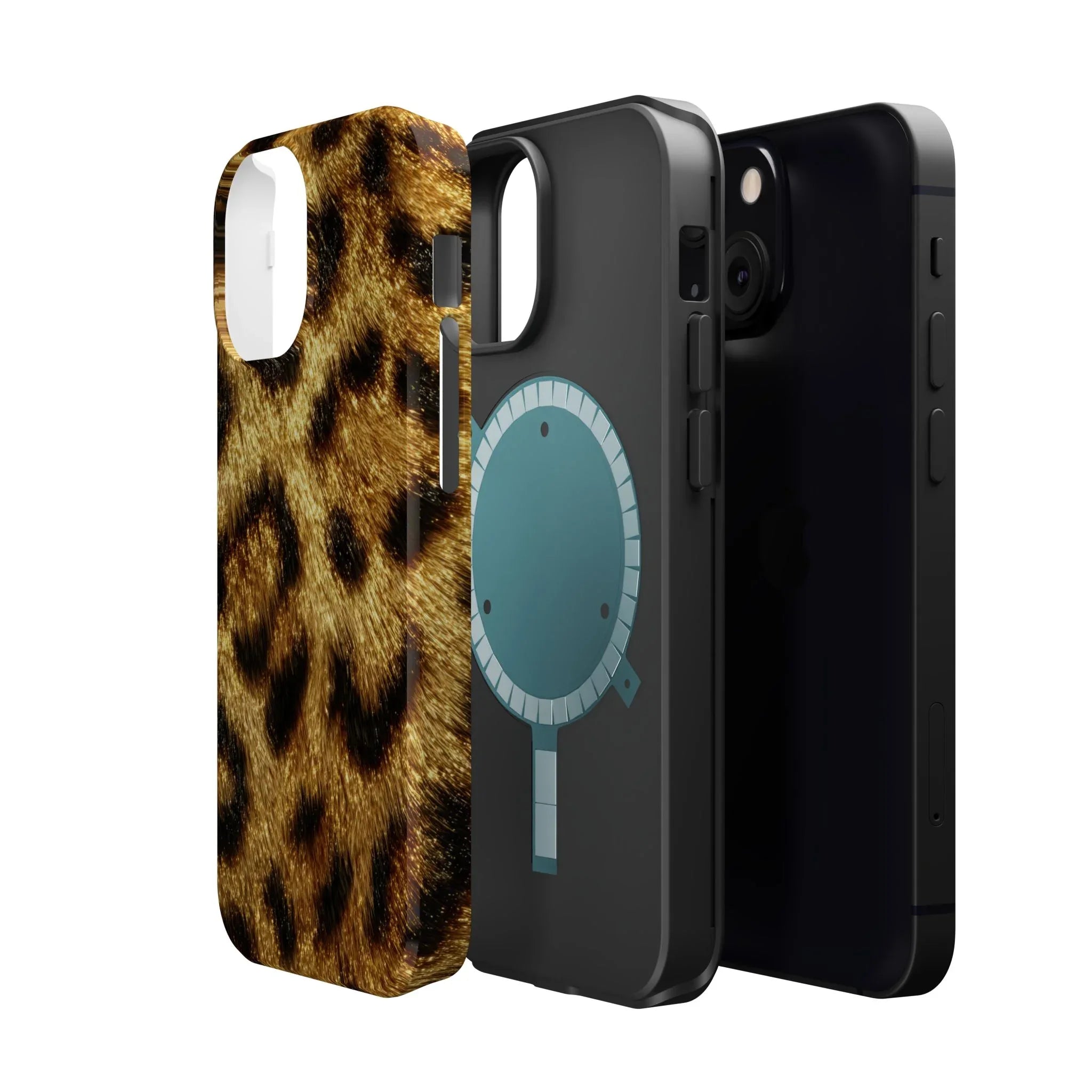 Leopard Print Phone Case for iPhone 13-17 - KARARMDESIGN