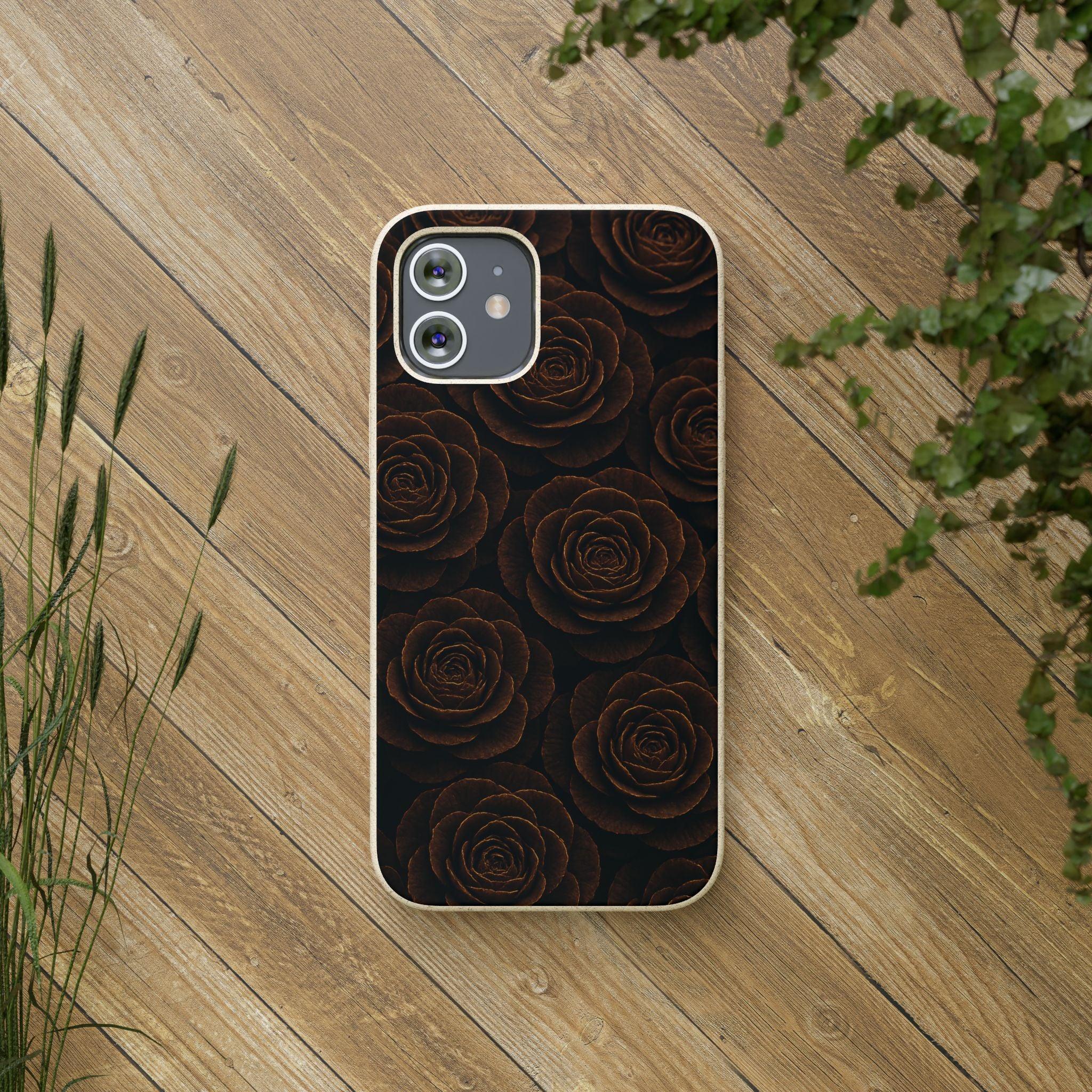 Wooden Roses Phone Case for iPhone 11-16 and Samsung Galaxy S20-S22 - KARARMDESIGN