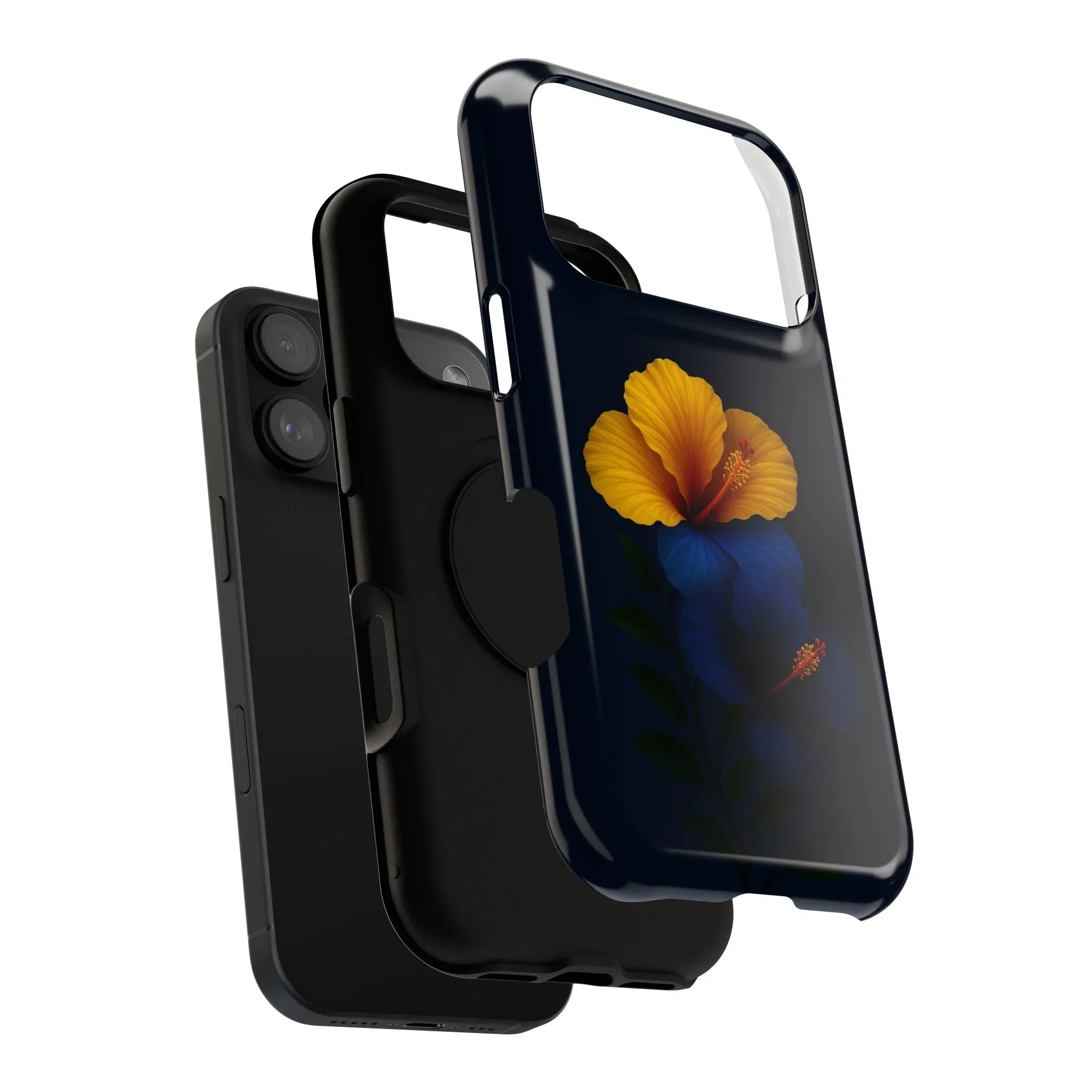 Elegant Hibiscus Phone Case for iPhone 11-17 and Galaxy S21-S22 - KARARMDESIGN