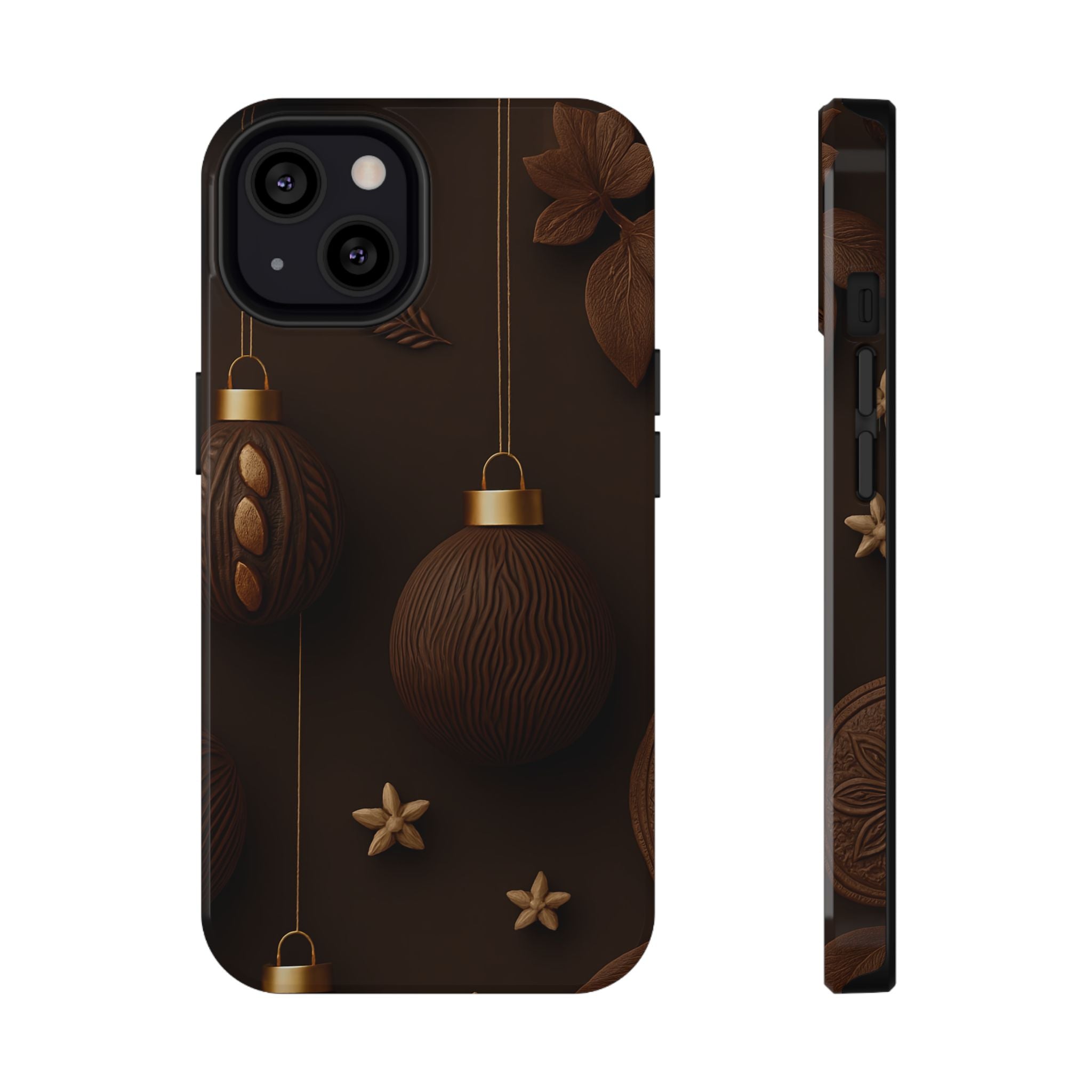 Chocolate Ornaments Phone Case for iPhone 11-17 and Galaxy S22-S26
