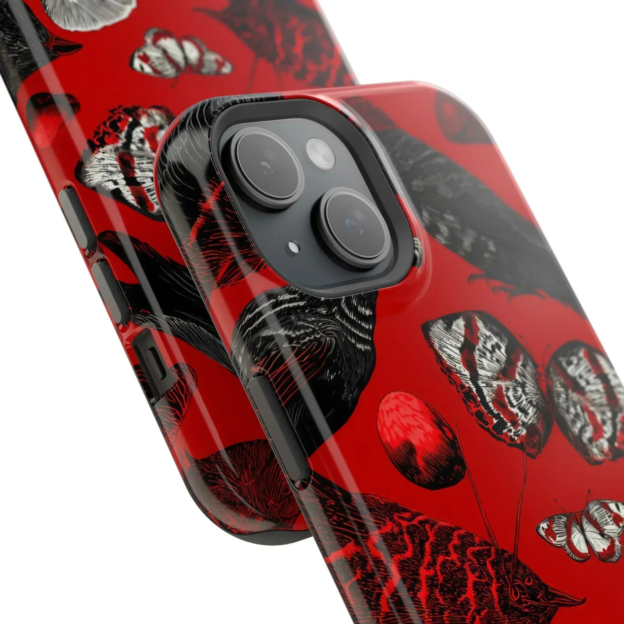 Crimson Wilderness Phone Case for iPhone 11-17 - KARARMDESIGN