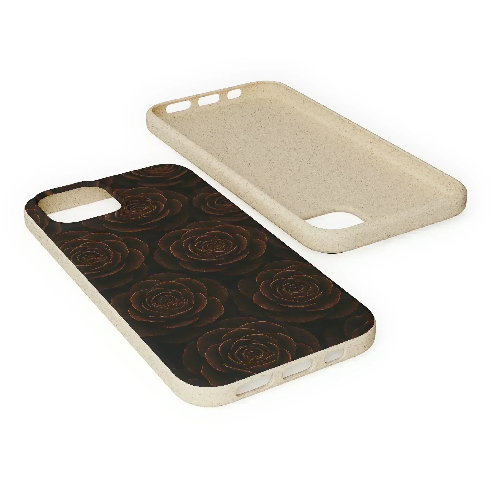 Wooden Roses Phone Case for iPhone 11-16 and Samsung Galaxy S20-S22 - KARARMDESIGN