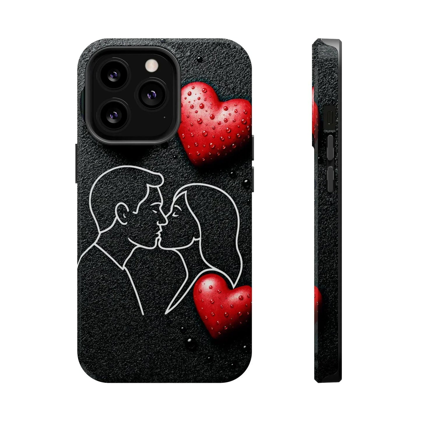 Midnight Kiss Phone Case for iPhone 13-16 Models - KarArmDesign