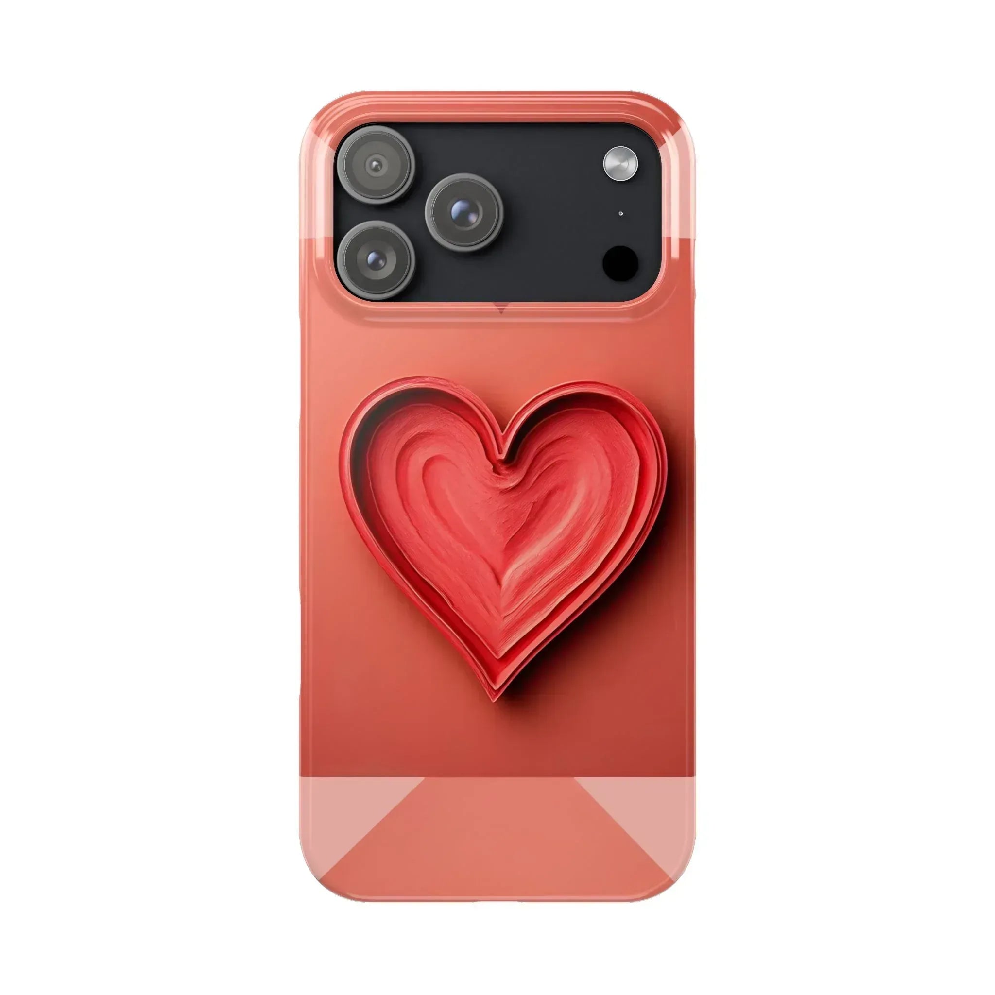 Heart Design Phone Case for iPhone 11-17 - KARARMDESIGN