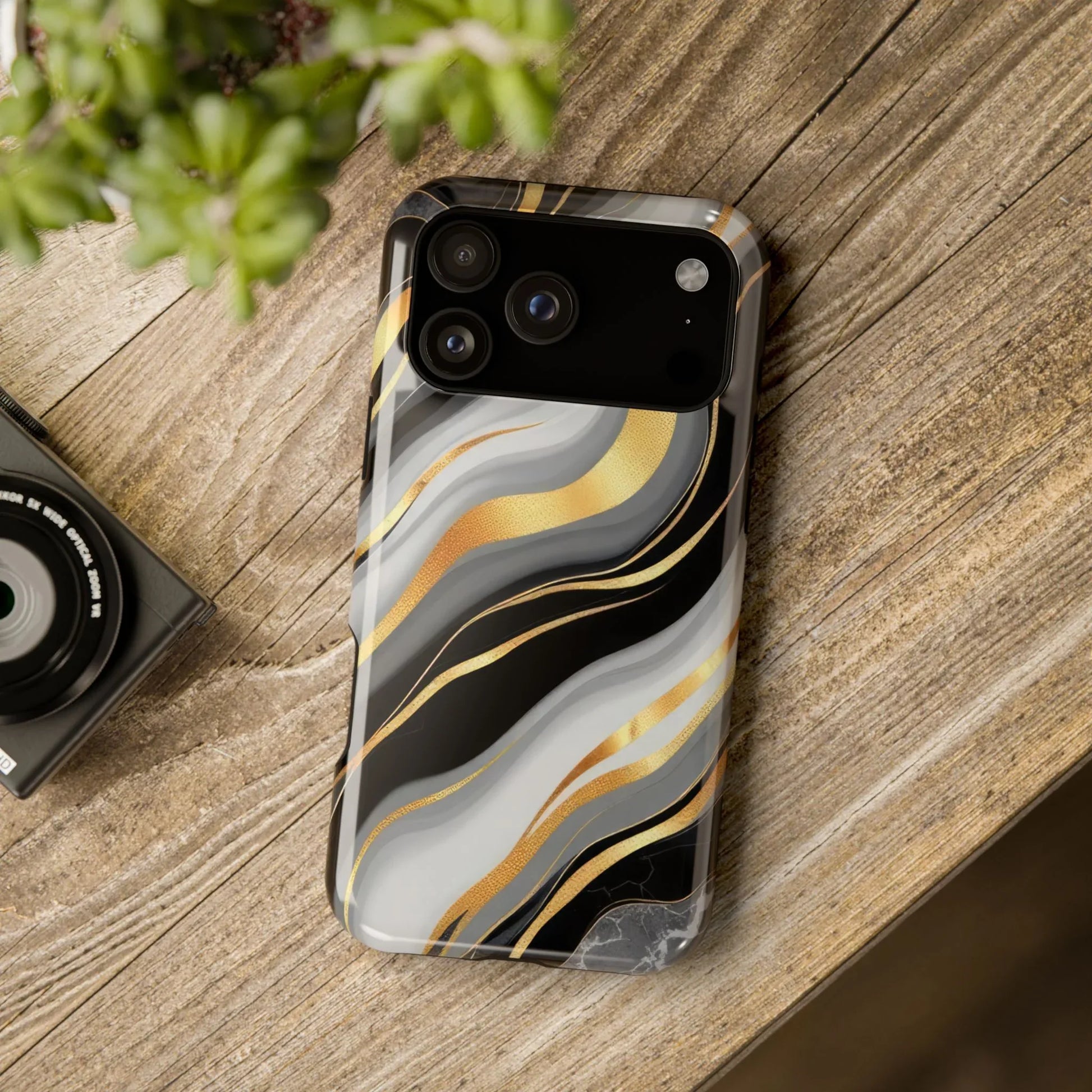Modern Marble Flow Phone Case for iPhone 11-17 - KARARMDESIGN