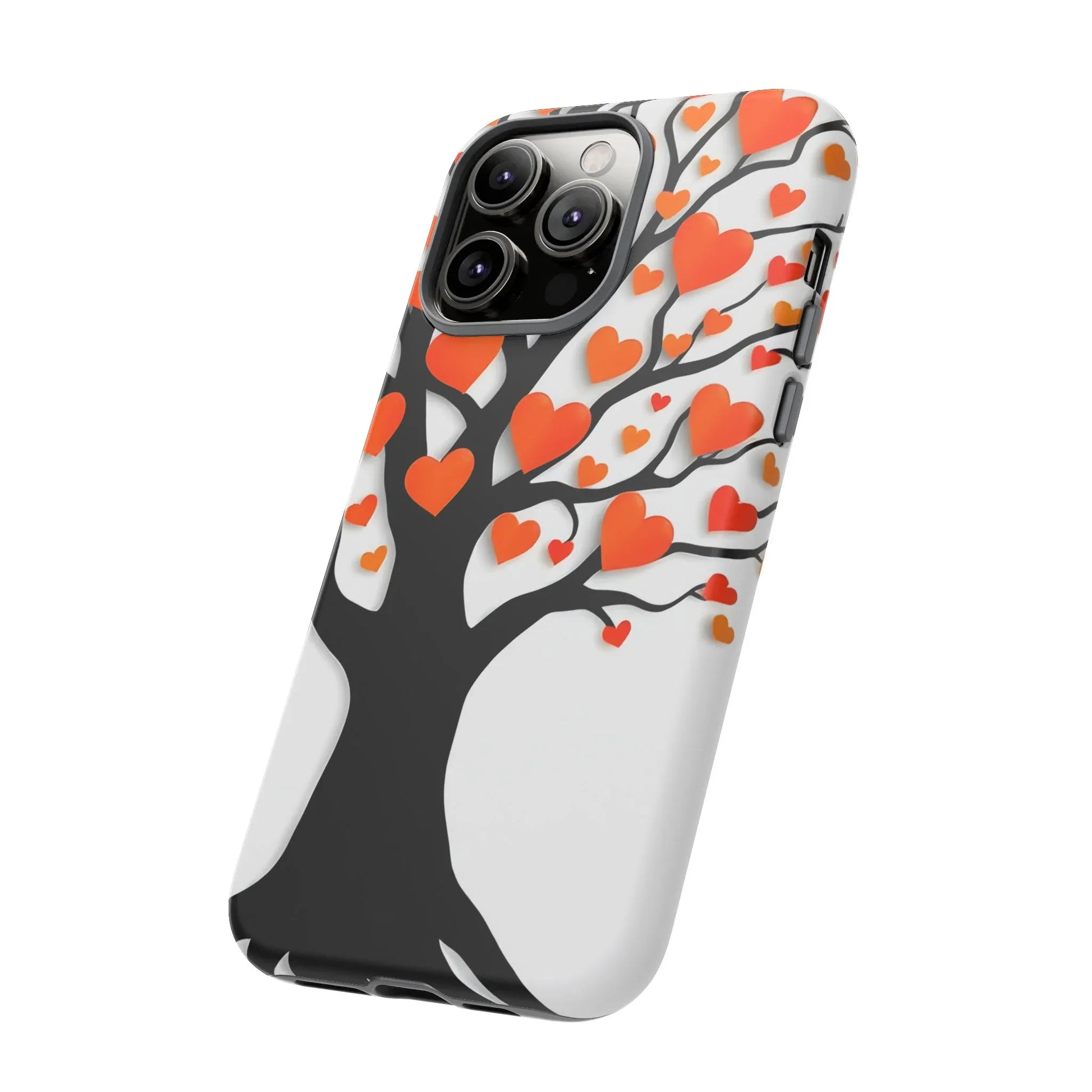 Heart Design Phone Case for iPhone 11–17 and Galaxy S20–S25 - KARARMDESIGN