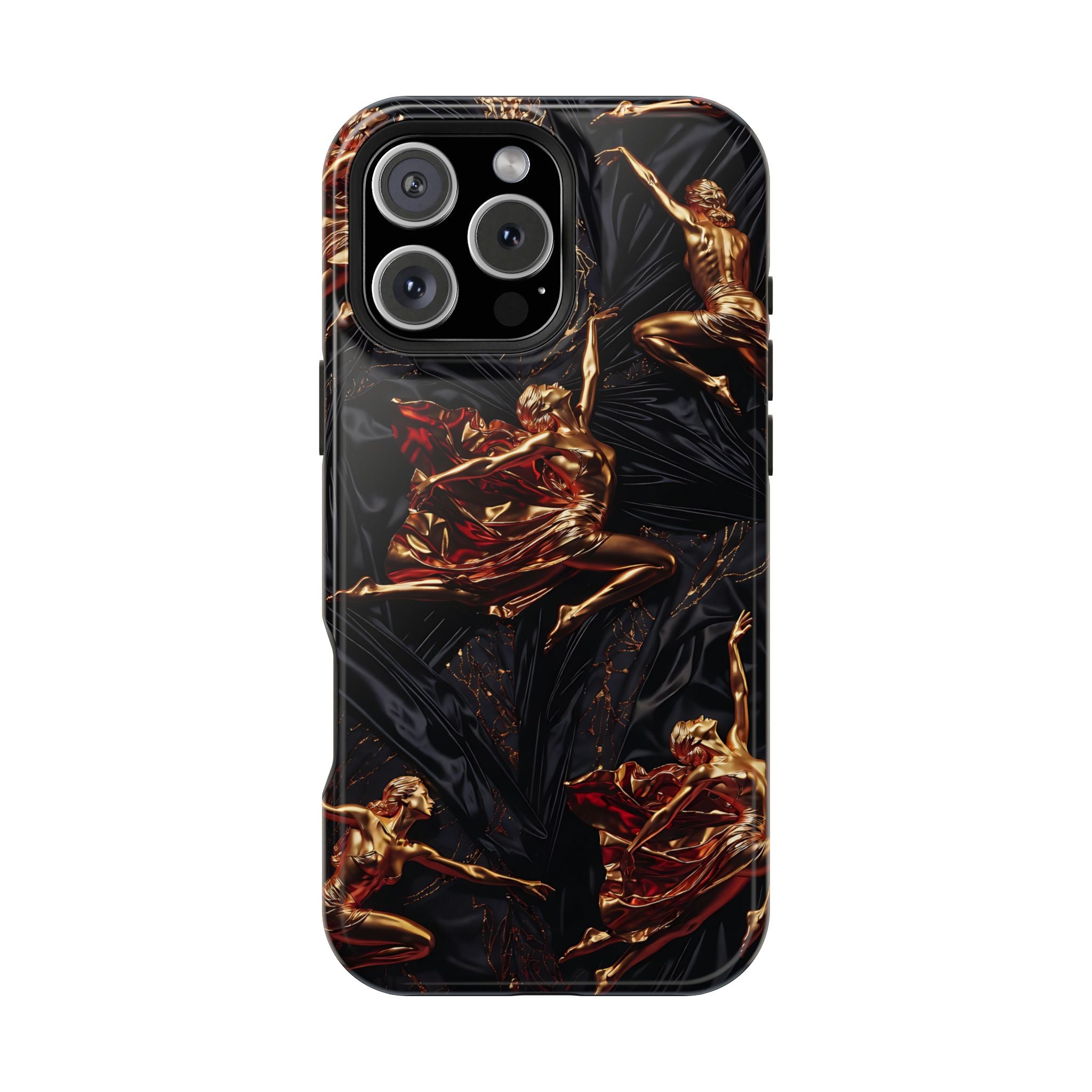 Gold Sculpture Phone Case for iPhone 13-17 & Samsung Galaxy S26