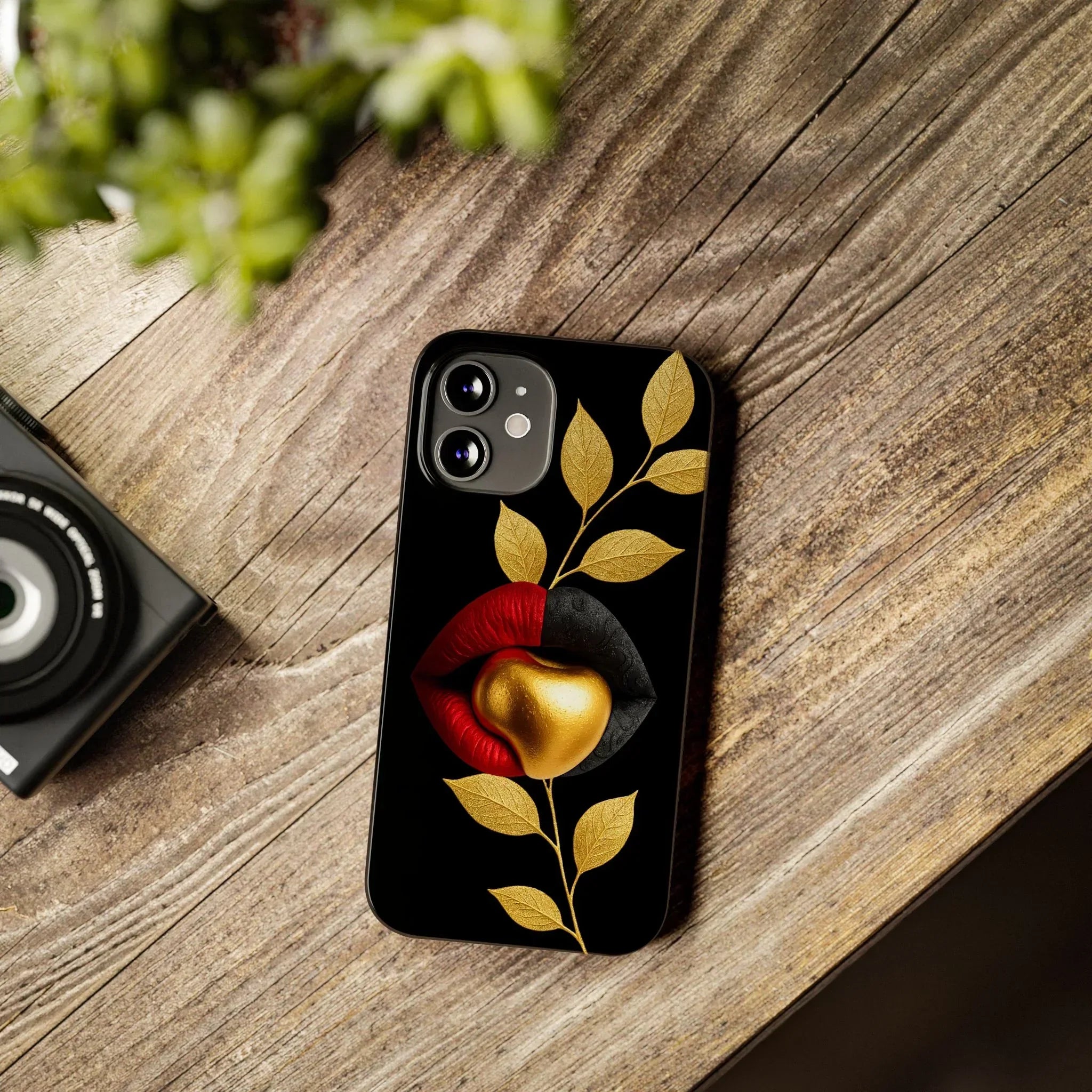 Gilded Expression Phone Case for iPhone 7-17 Models - KARARMDESIGN