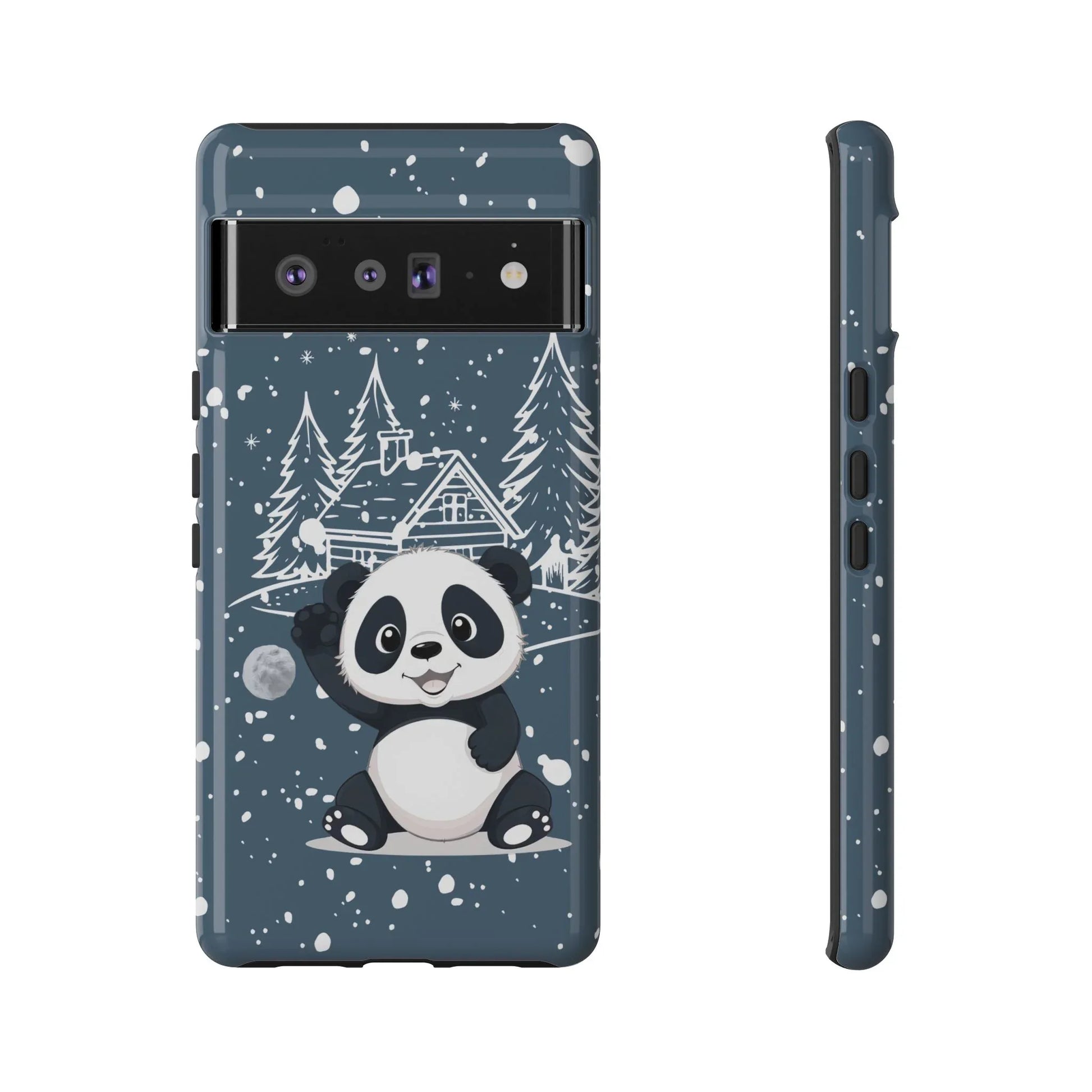 Cute Panda Phone Case for Samsung Galaxy and Google Pixel - KARARMDESIGN