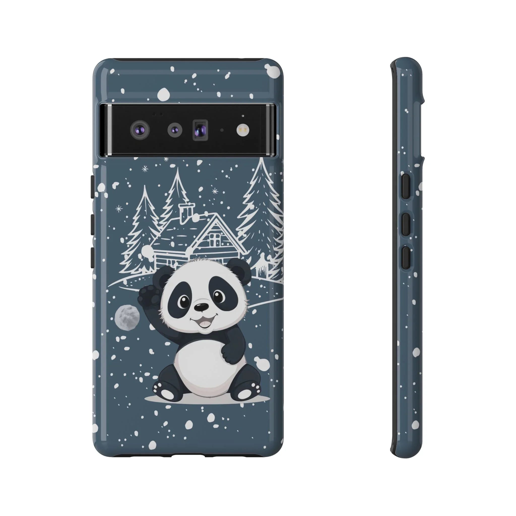 Cute Panda Phone Case for Samsung Galaxy and Google Pixel - KARARMDESIGN