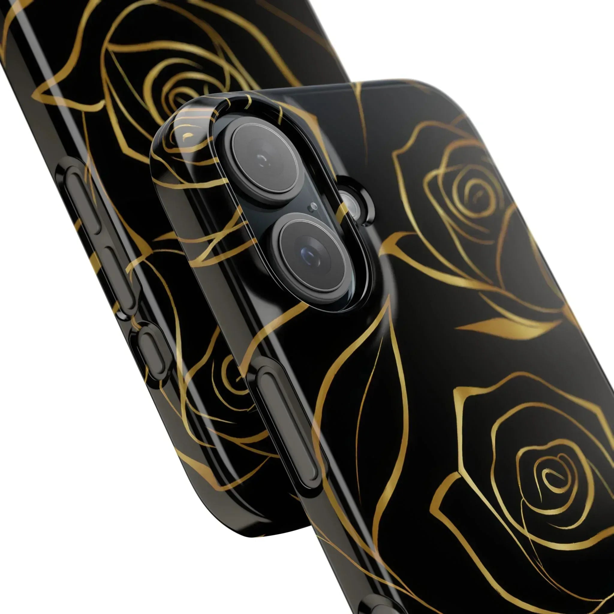 Golden Roses Phone Case for iPhone 15-17 - KARARMDESIGN