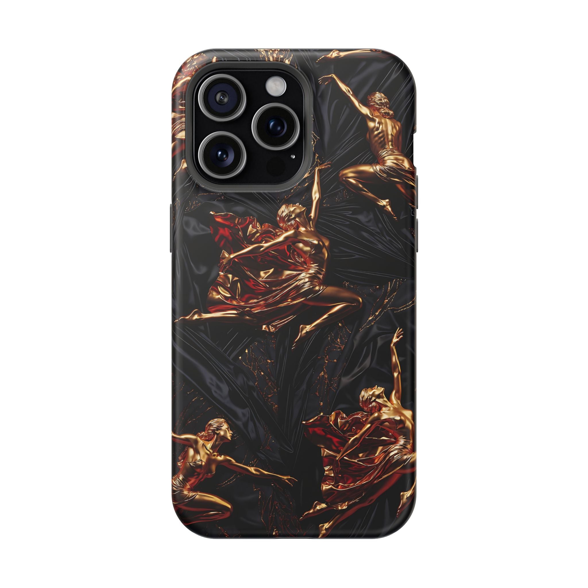 Gold Sculpture Phone Case for iPhone 13-17 & Samsung Galaxy S26
