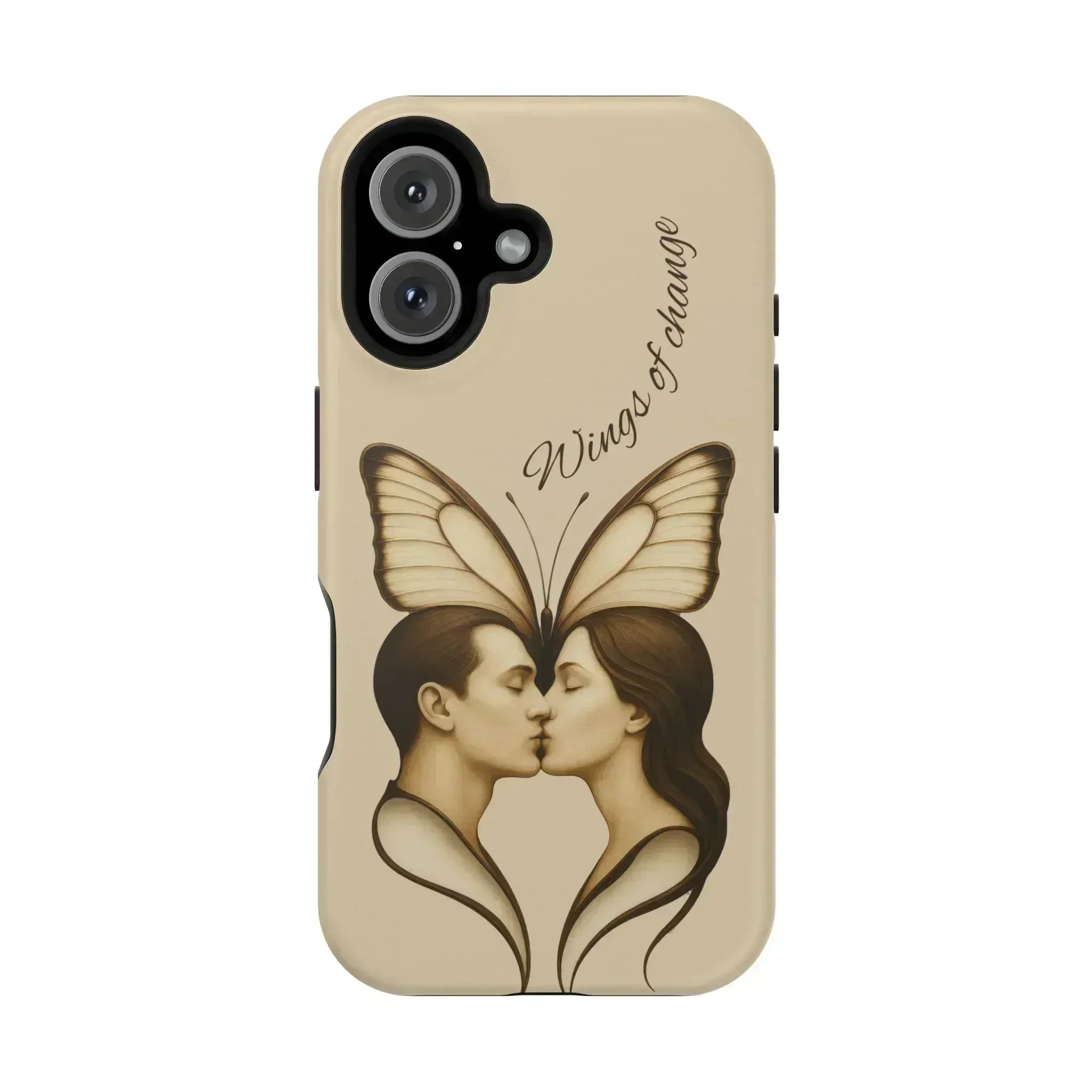 Romantic Butterfly Couple Phone Case for iPhone 12-16 and Galaxy S21-S22 - KARARMDESIGN