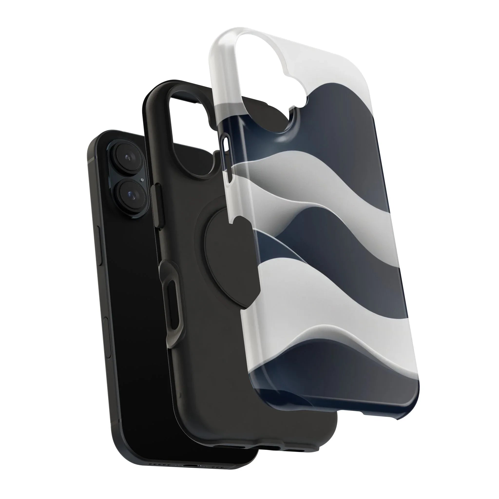 Ocean Flow Phone Case for iPhone 11-17 and Galaxy S21-S22 - KARARMDESIGN