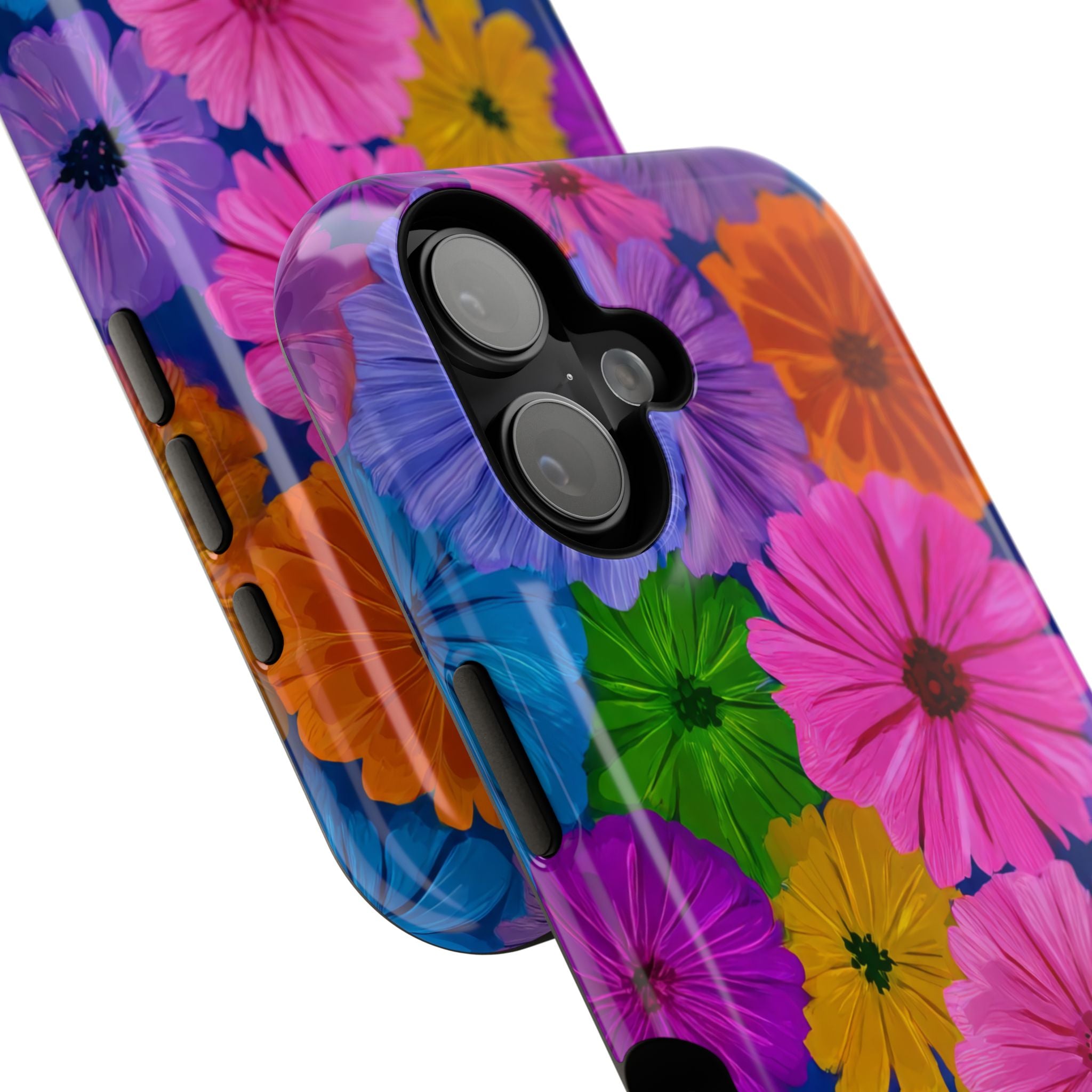 Bloom Pattern Phone Case for iPhone 11-17 and Galaxy S21-S22 Models - KARARMDESIGN