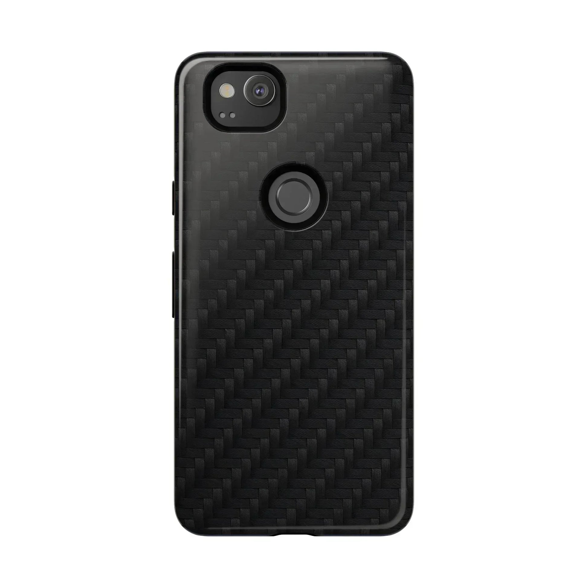 Black Carbon Phone Case for iPhone 8-16 and Google Pixel up to 9 - KARARMDESIGN