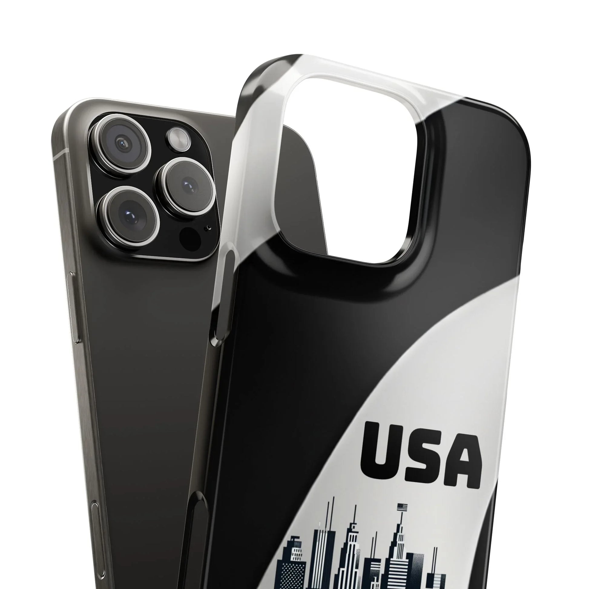 Monochrome New York City Phone Case for iPhone, Galaxy & Pixel - KARARMDESIGN