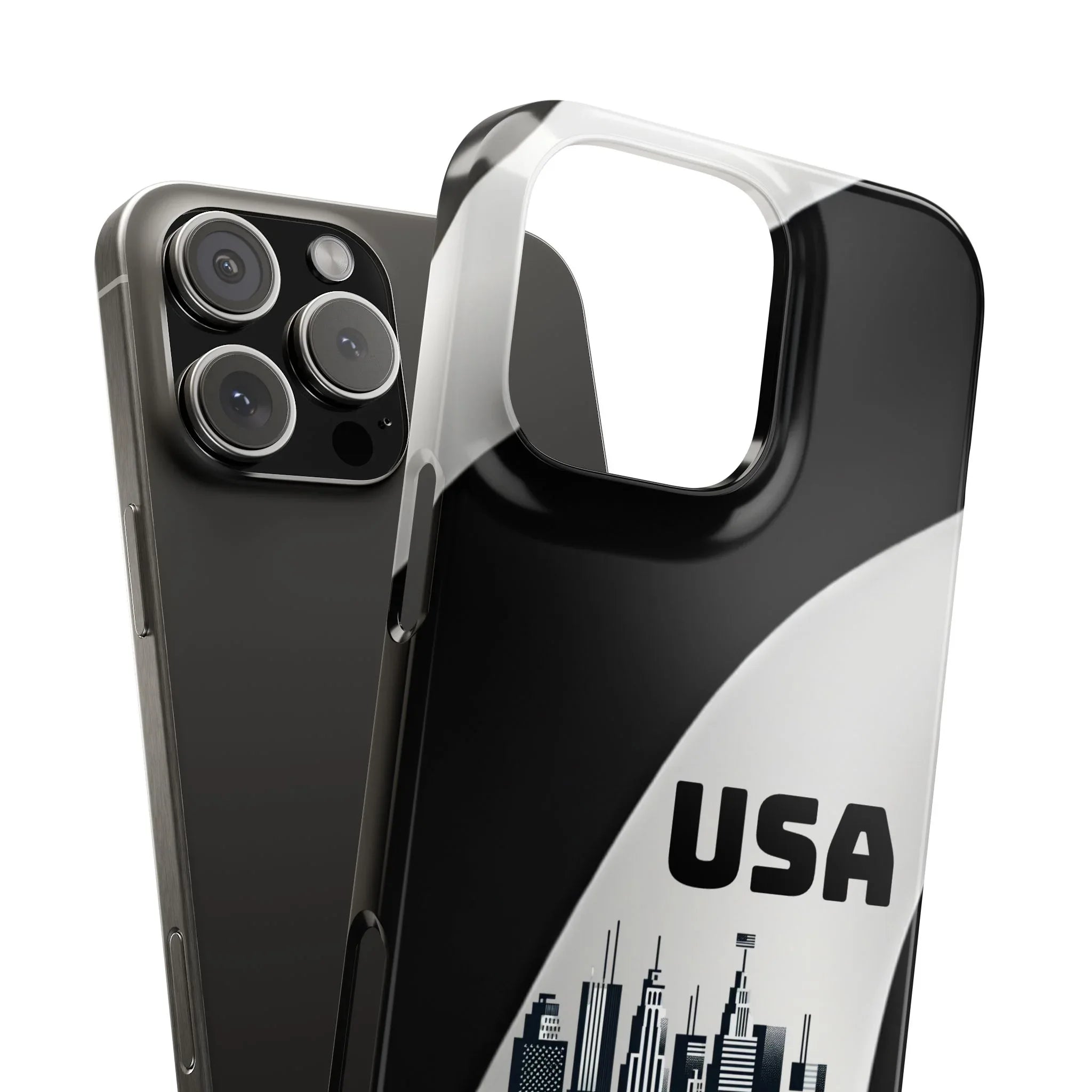 Monochrome New York City Phone Case for iPhone, Galaxy & Pixel - KARARMDESIGN