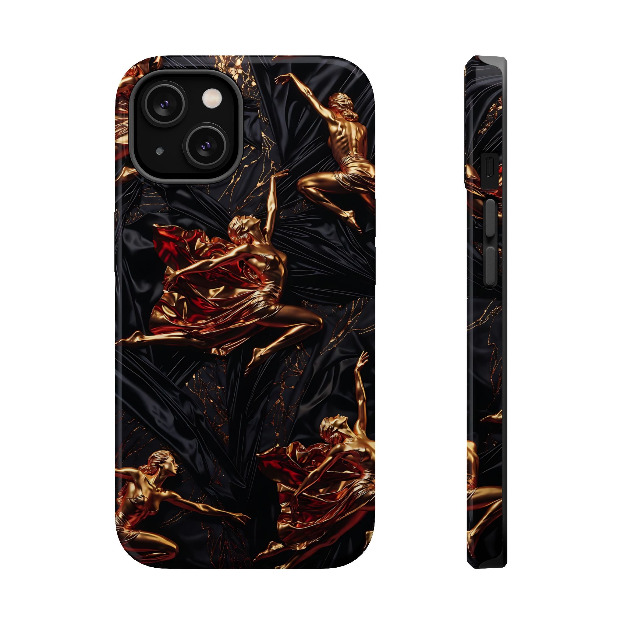 Gold Sculpture Phone Case for iPhone 13-17 & Samsung Galaxy S26