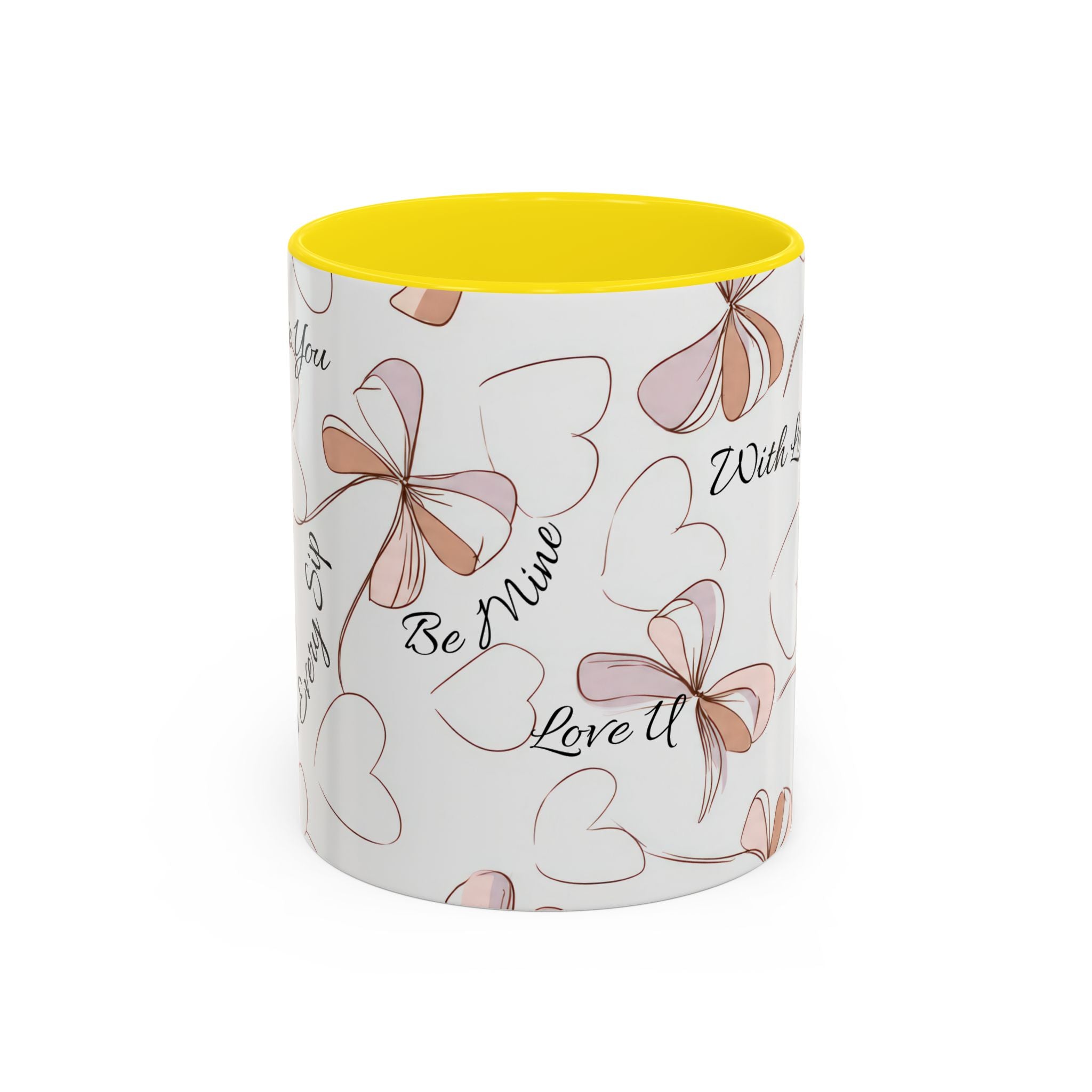 Love Messages Accent Coffee Mug (11, 15oz)