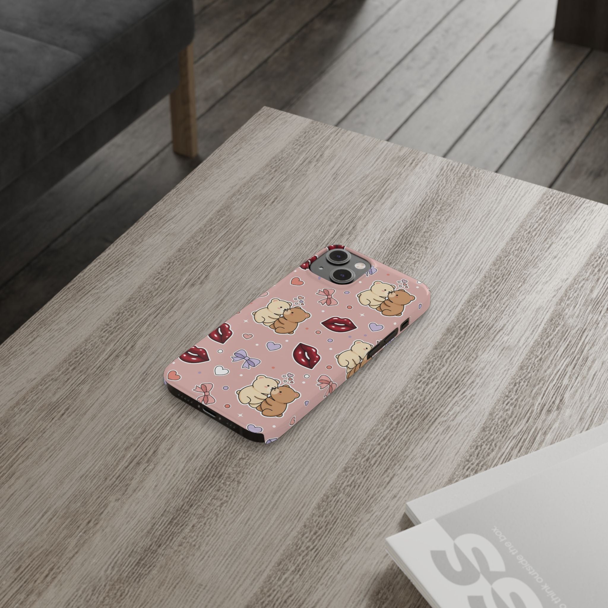 Bear Hug Bliss Phone Case for iPhone 11–17