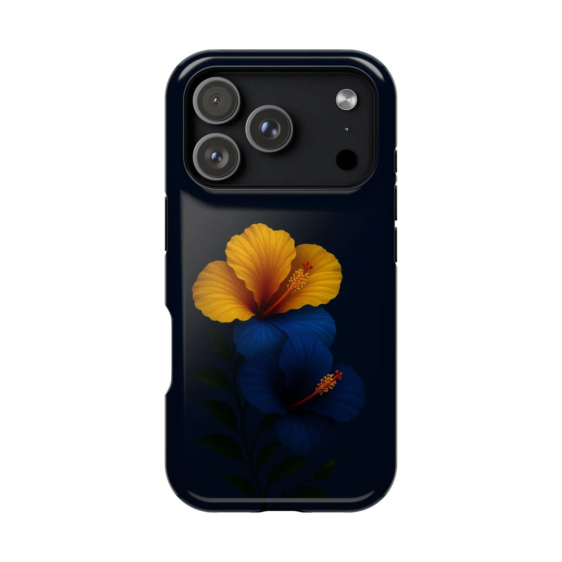 Elegant Hibiscus Phone Case for iPhone 11-17 and Galaxy S21-S22 - KARARMDESIGN