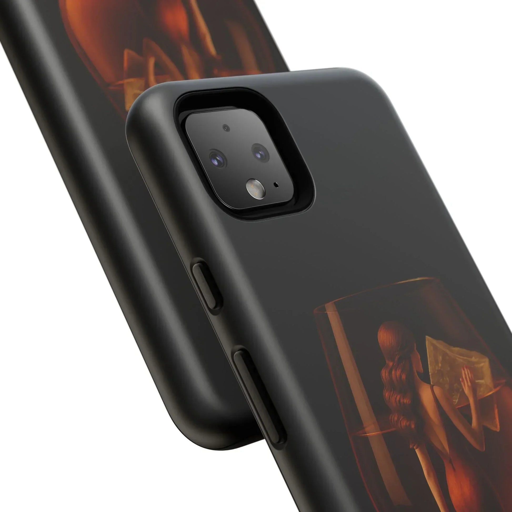 Elegant Midnight Lady Phone Case for iPhone 8-16 and Google Pixel up to 9 Models - KarArmDesign