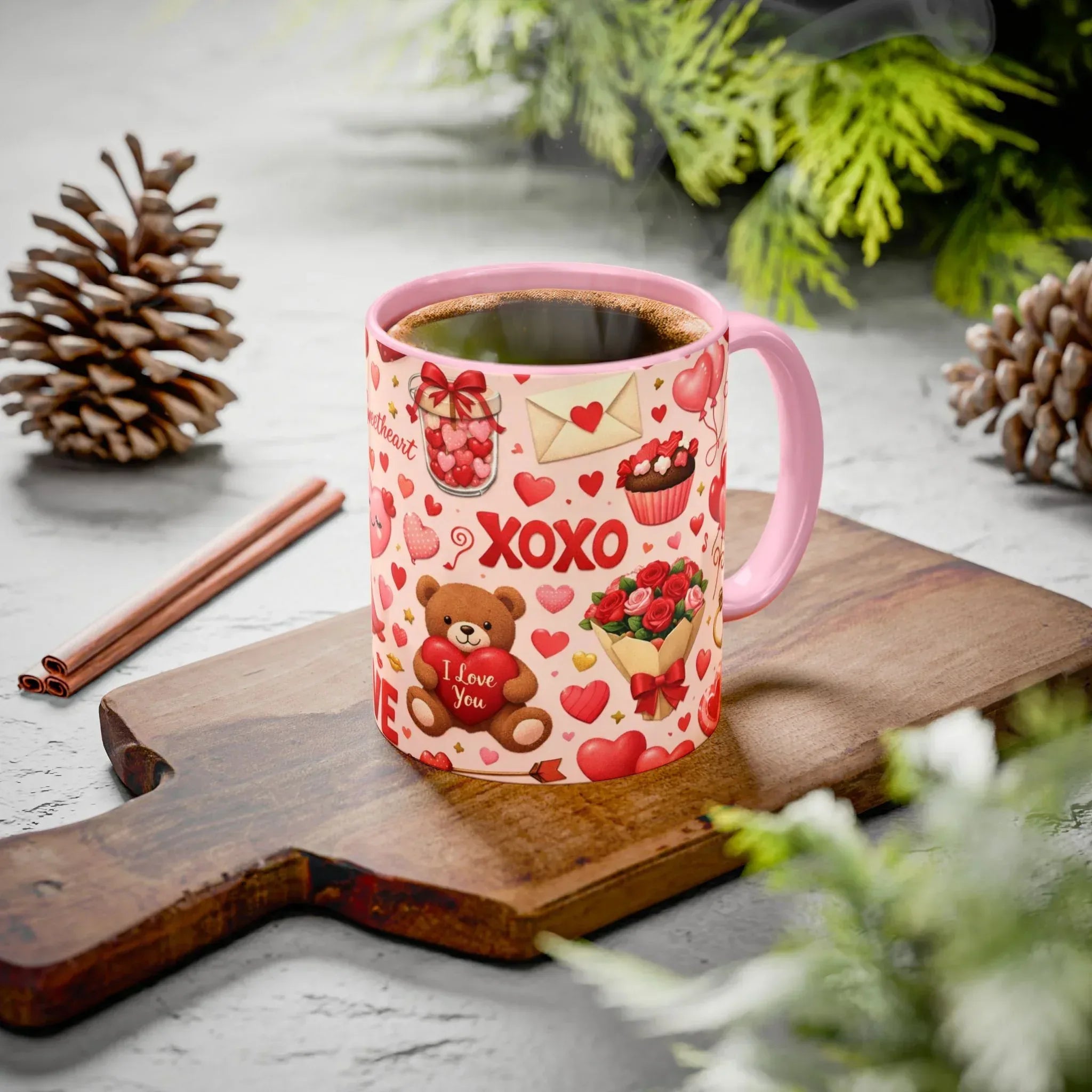 Sweetheart Love Mug - Colorful Mugs (11oz, 15oz) - KARARMDESIGN
