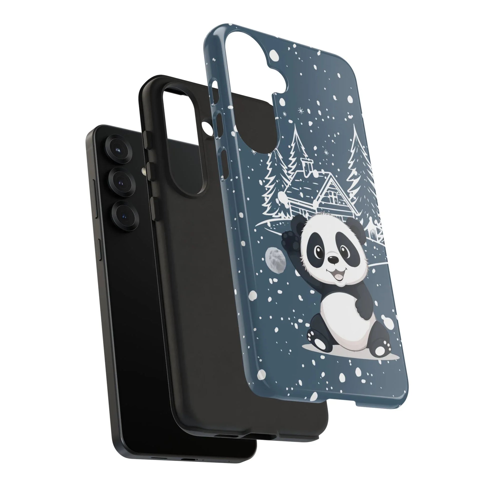 Cute Panda Phone Case for Samsung Galaxy and Google Pixel - KARARMDESIGN