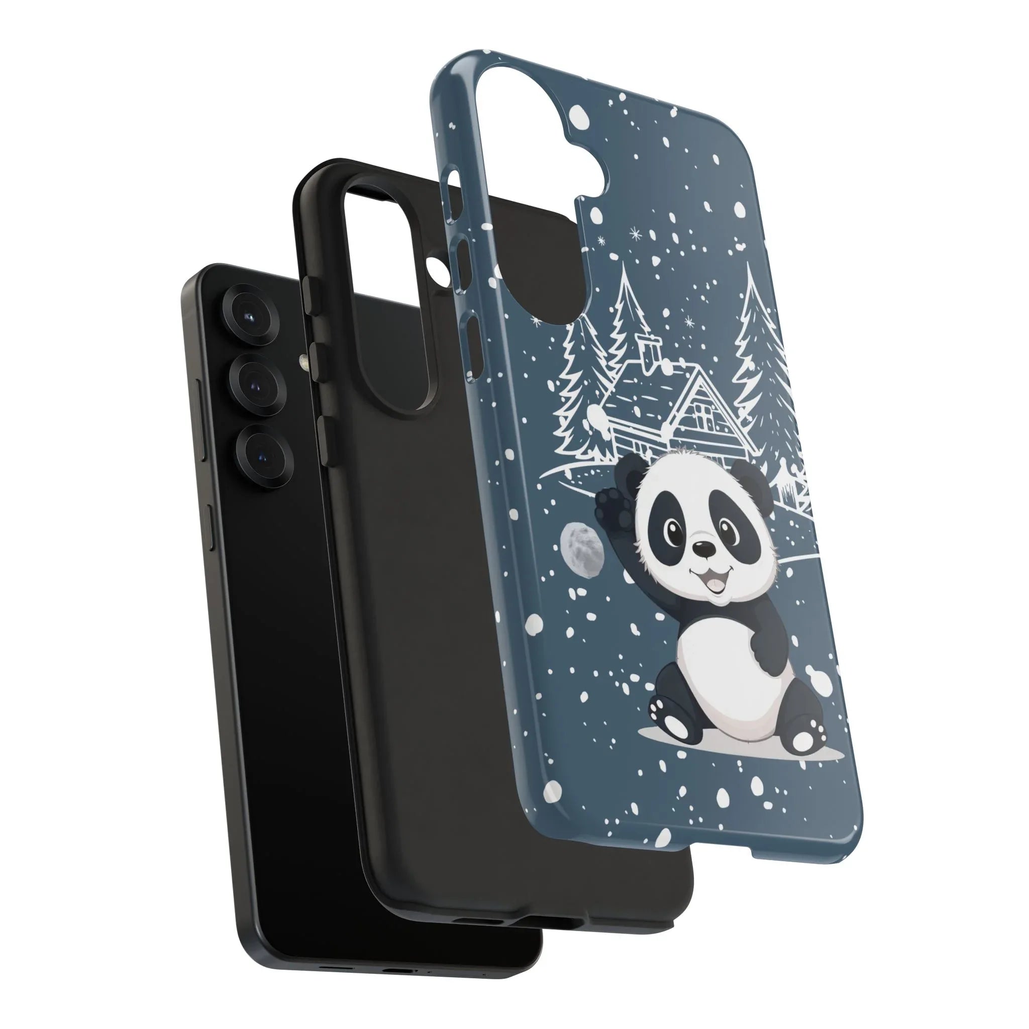 Cute Panda Phone Case for Samsung Galaxy and Google Pixel - KARARMDESIGN