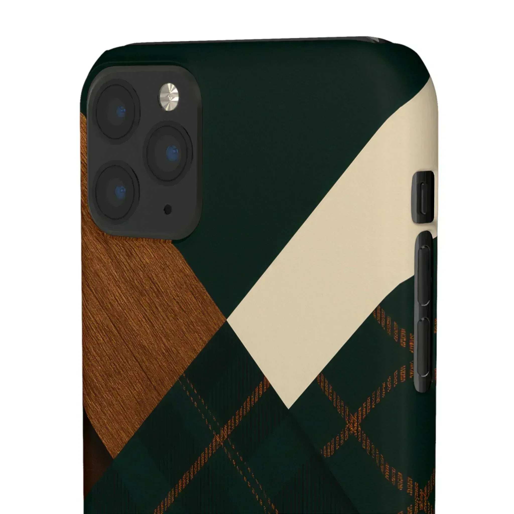 Rustic Green Phone Case for iPhone 8-16 and Galaxy S20-S24 - KARARMDESIGN