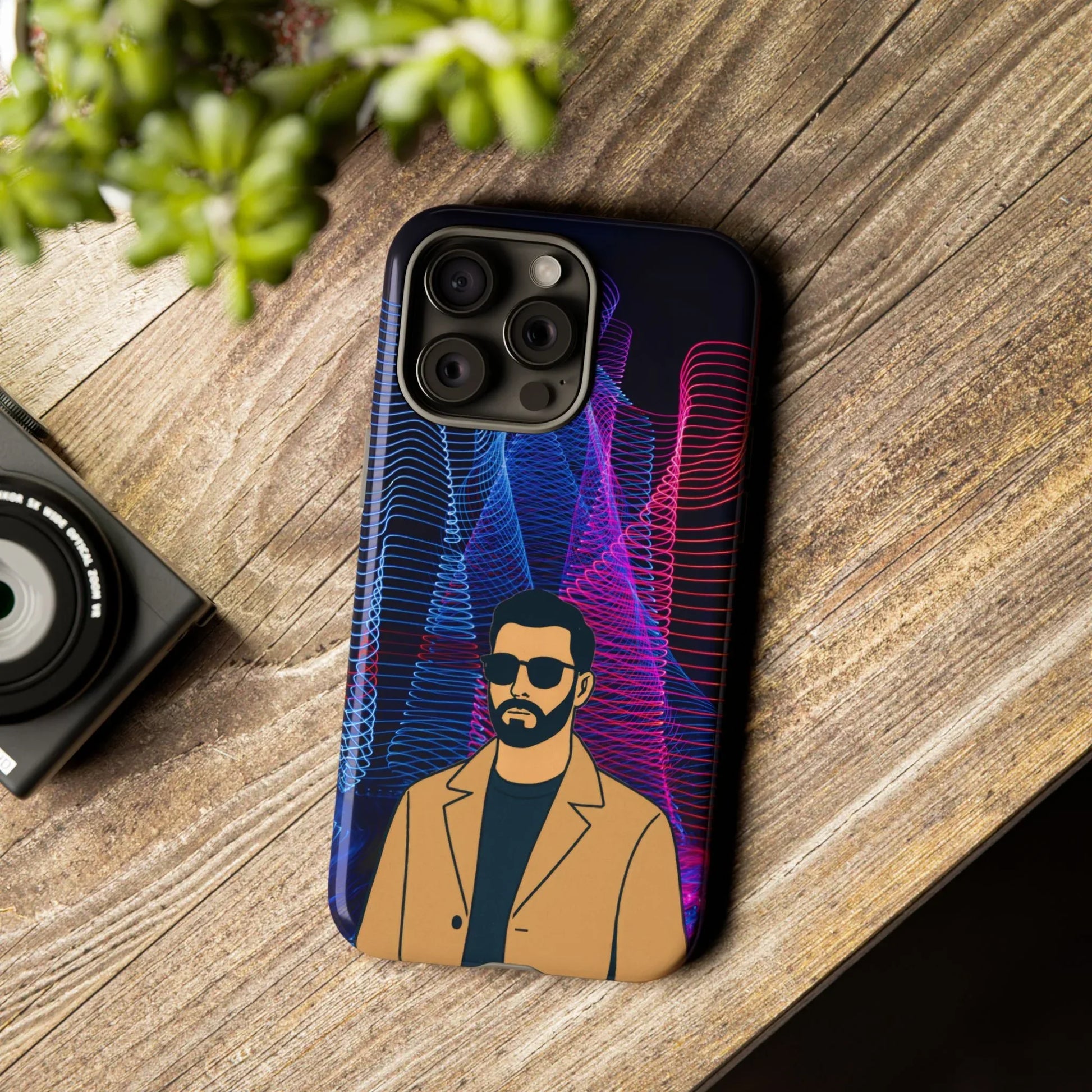 Bearded Style Phone Case for iPhone 11-17 and Galaxy S20-S25 - KARARMDESIGN