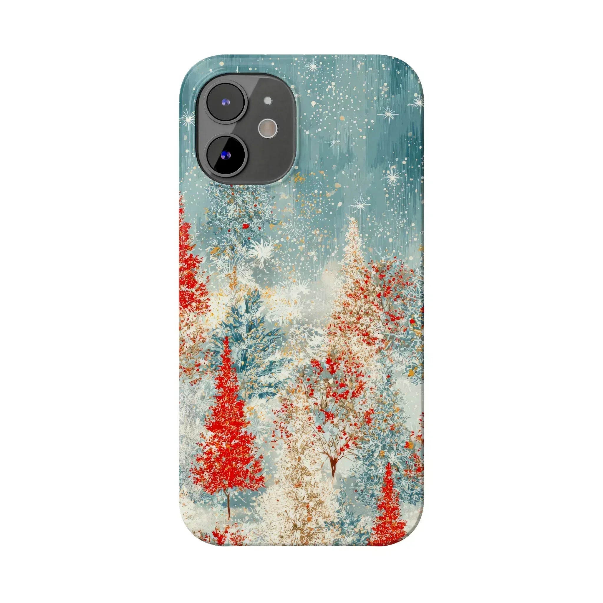 Snowy Forest Phone Case for iPhone 11-17 - KARARMDESIGN