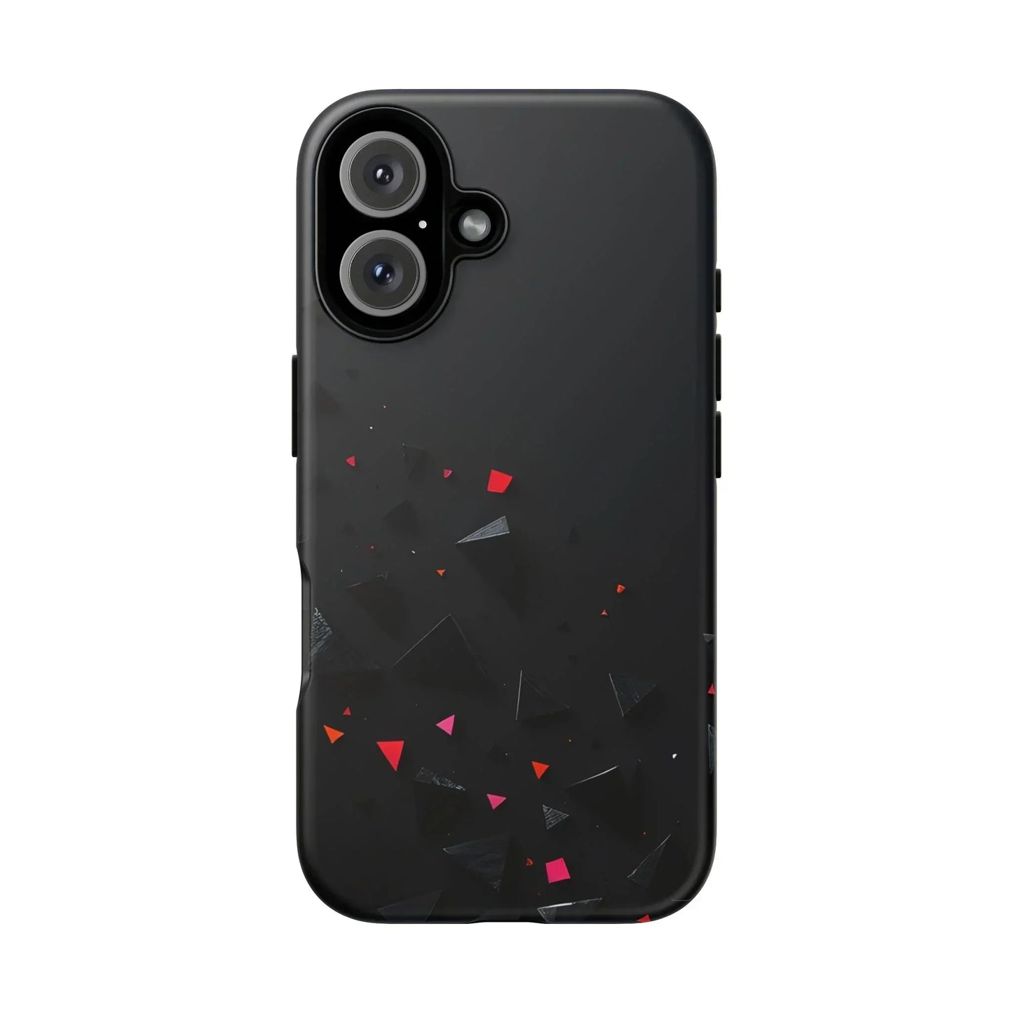 Black and Red Neon Phone Case for iPhone 8-16 and Pixel up to 9 Models - KarArmDesign